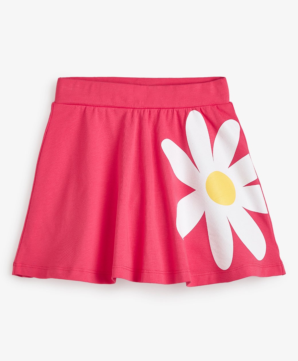 Plan B Daisy Printed Skater Skirt With Inbuilt Shorties - Pink-image-39
