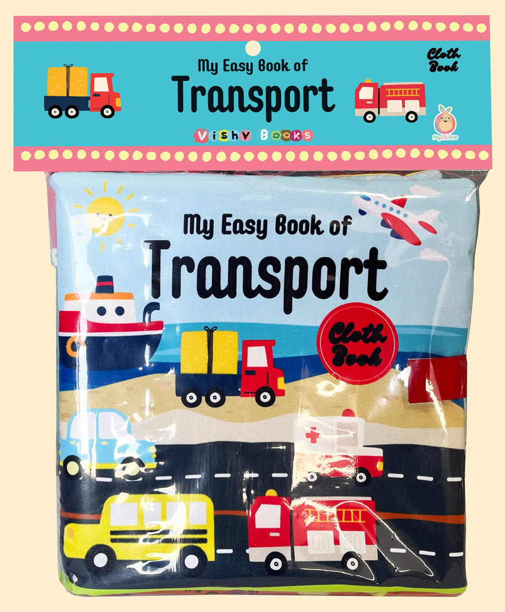Vishv Books Cloth Book My Easy Book of Transport-English-image-39