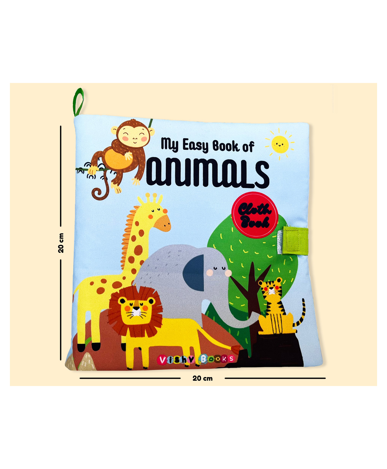 Vishv Books Cloth Book My Easy Book of Animals-English-picture-22