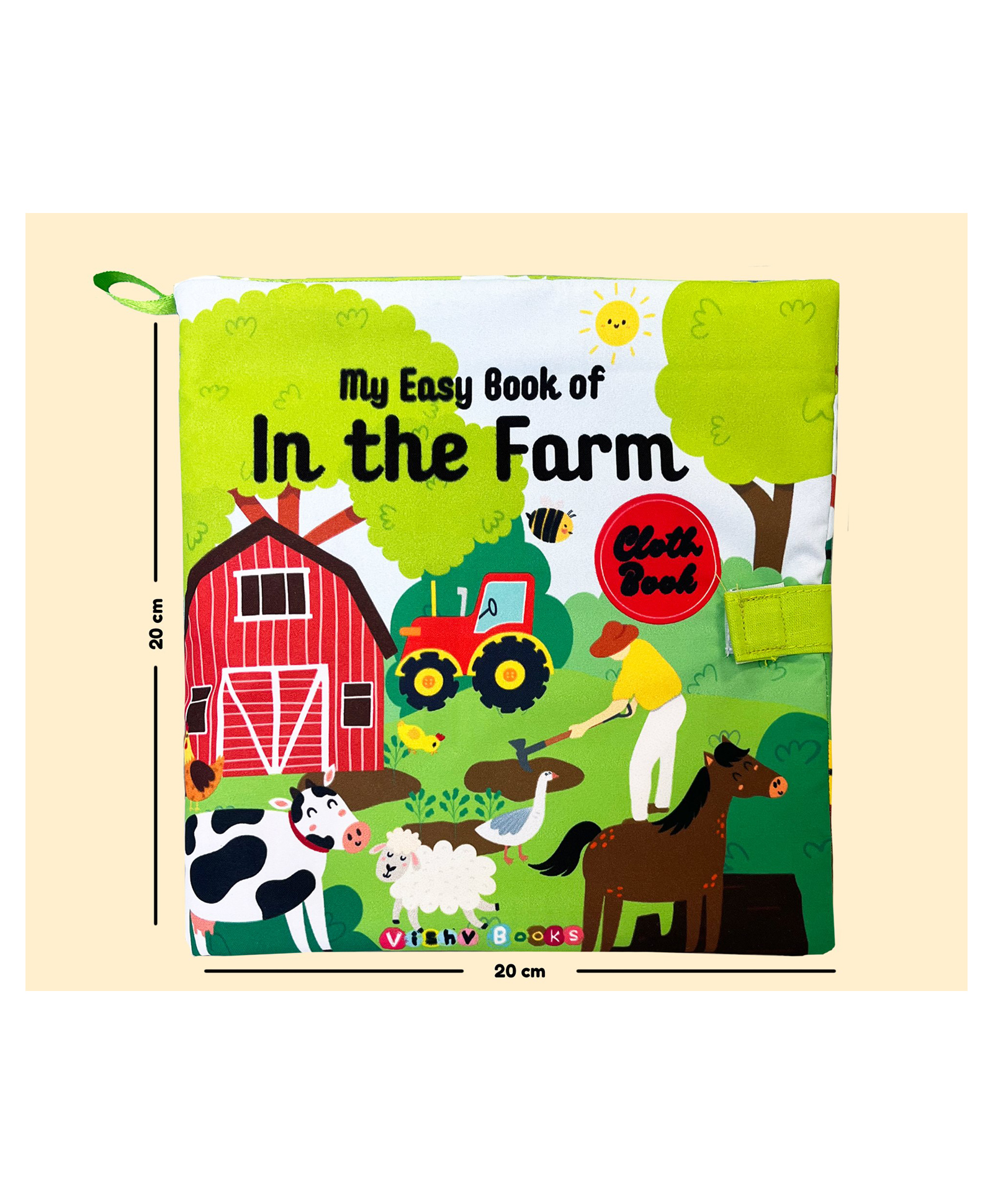 Vishv Books Cloth Book My Easy Book of In the Farms-English-picture-21