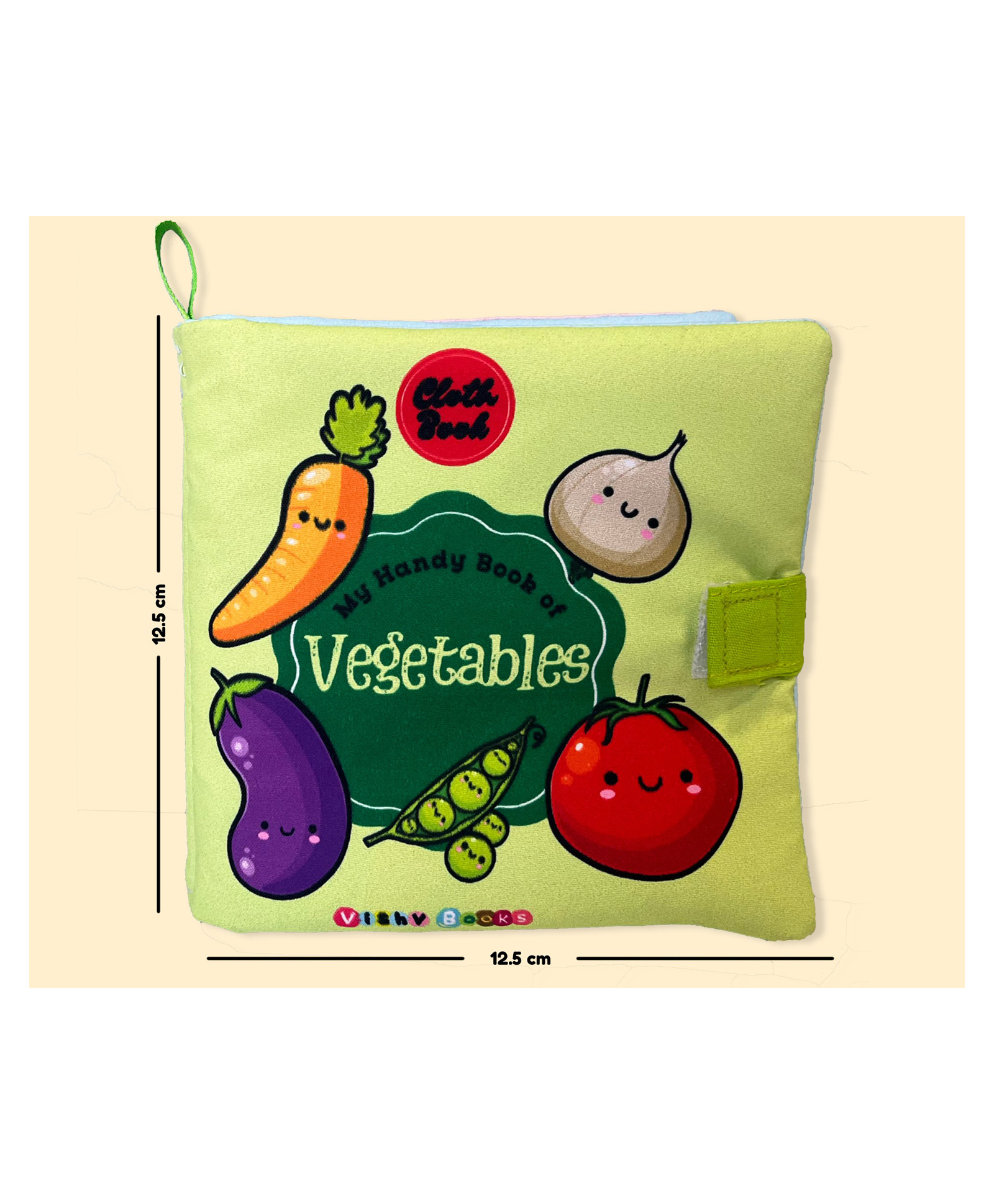 Vishv Books Cloth Book My Handy Book of Vegetables-English-picture-19