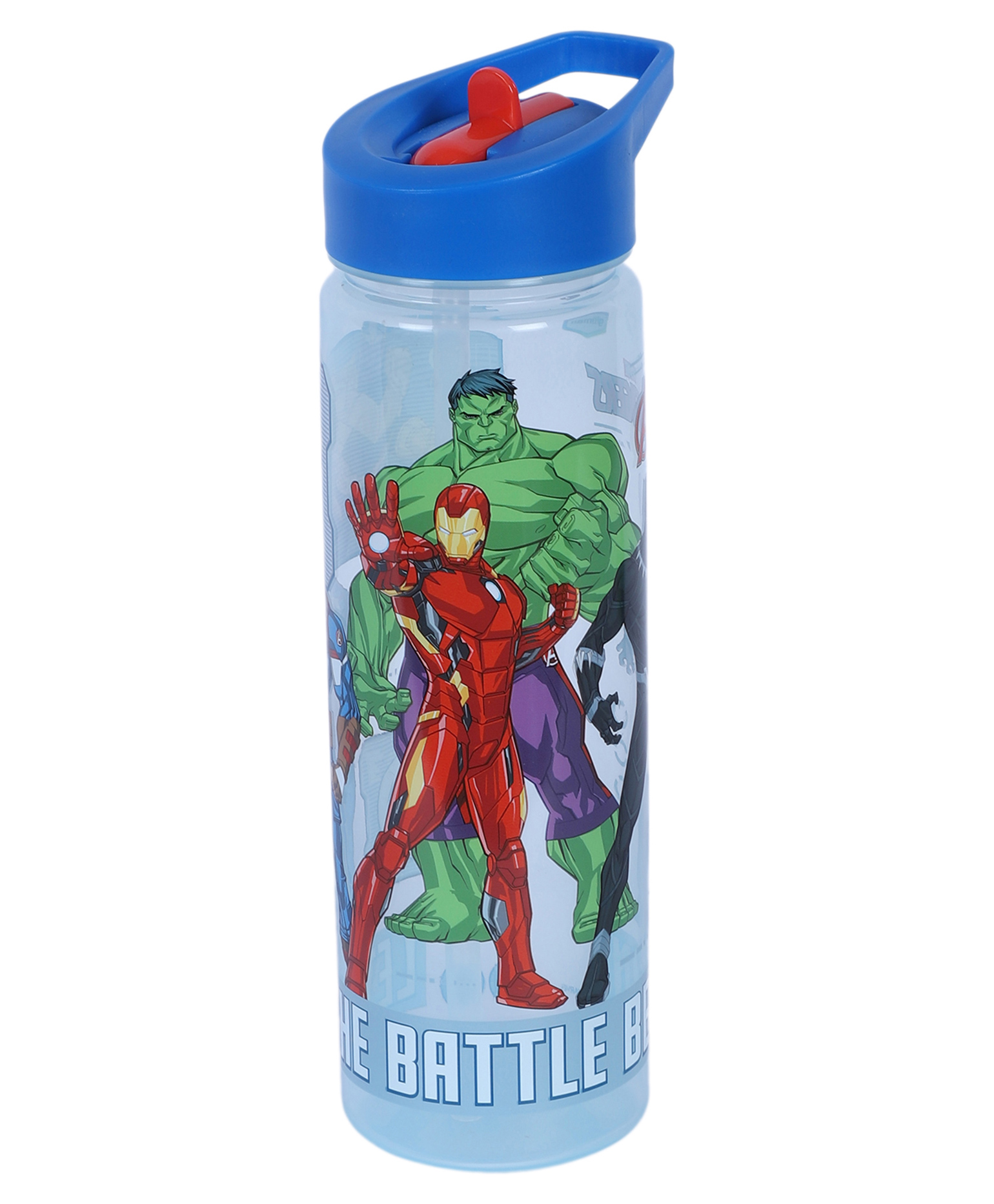 Gluman Ninos Spout Sipper Bottle With Avengers Print Light Blue - 700 ml-picture-49
