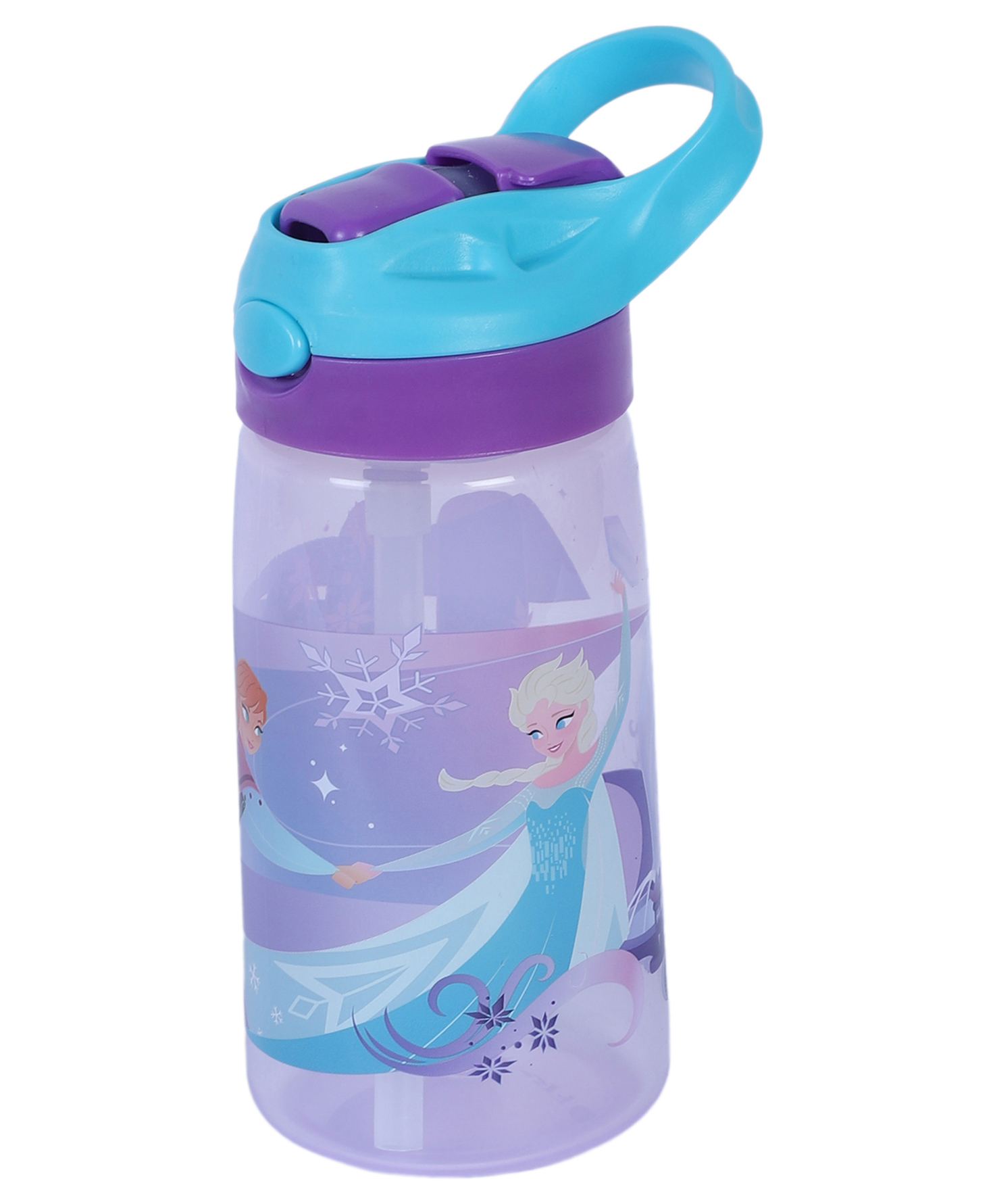 Gluman Sorbo Sipper Bottle With Frozen Print Purple - 550 ml-picture-47