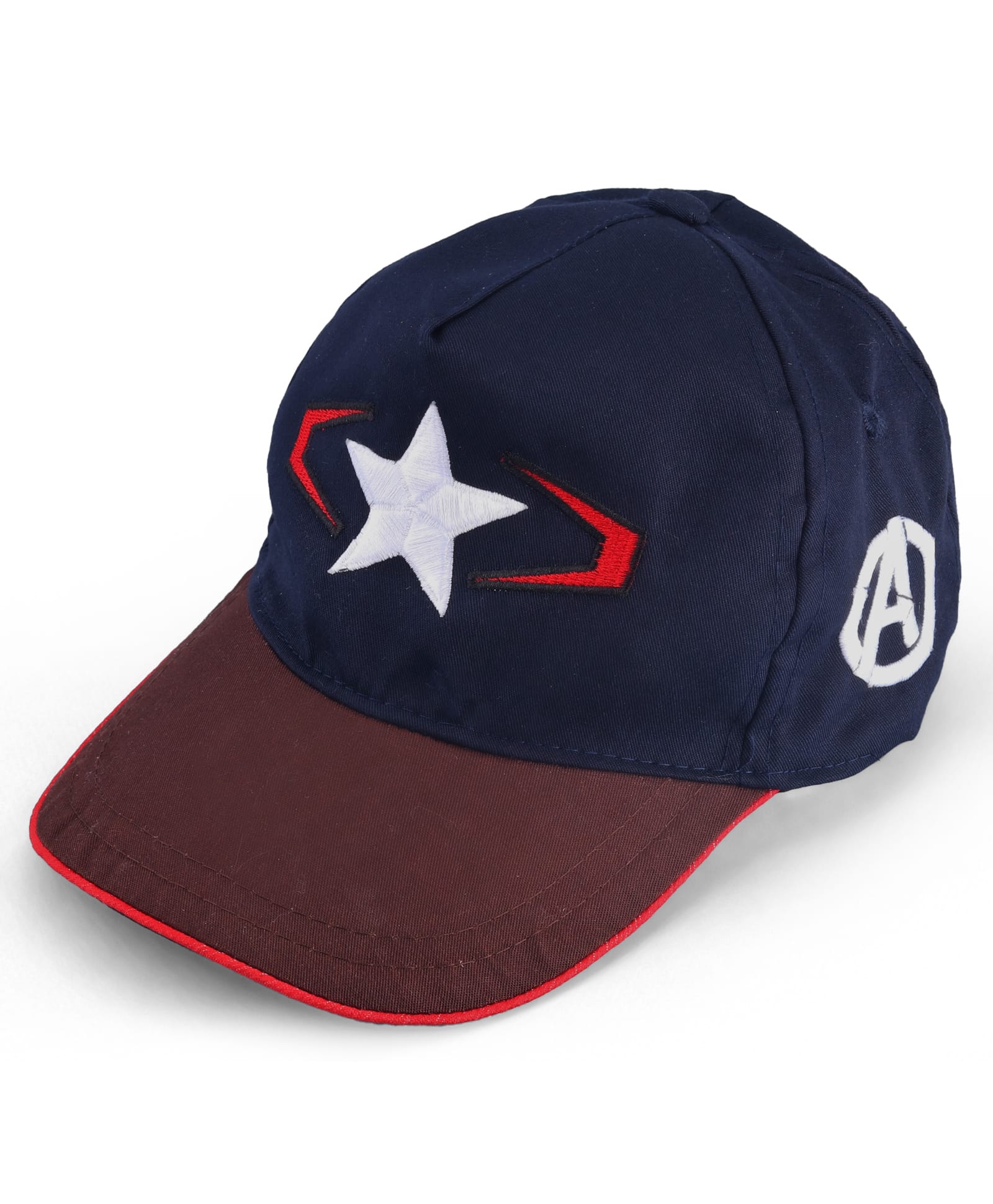 Pine Kids Marvel Cotton Woven Summer Cap With Avengers Graphics Navy Blue - Diameter 15 cm-picture-18