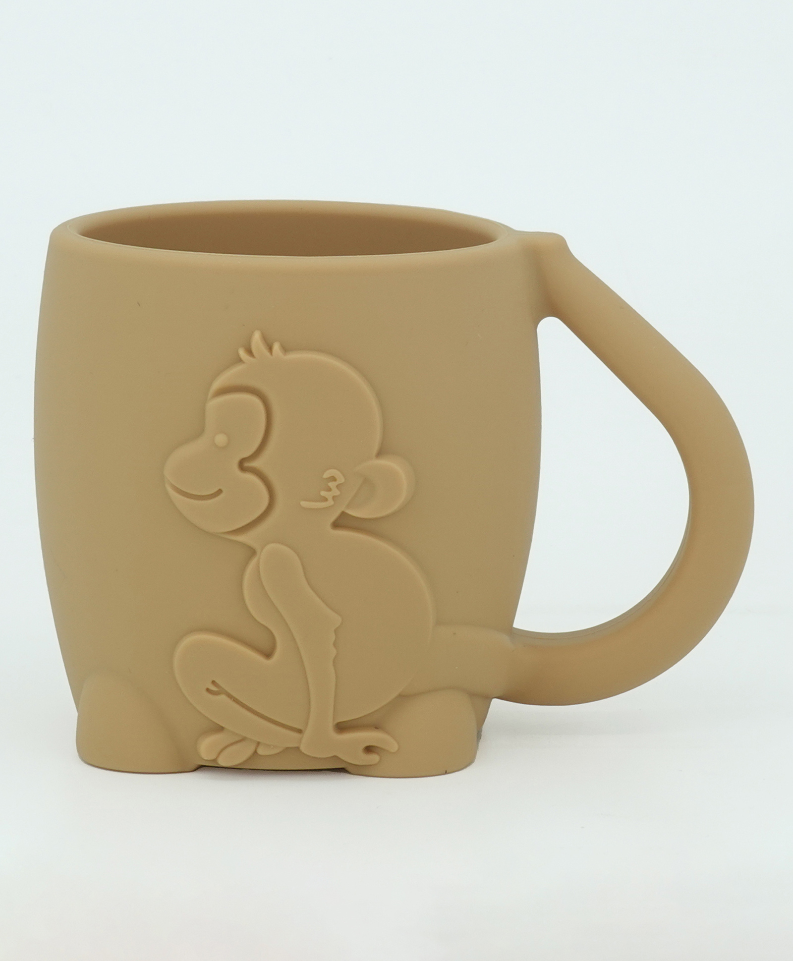 StarKiddo Silicone Training Cups For Kids | BPA-FreePremium, Safe & Stylish| (1 year- 5 years)(Light Brown)-image-3