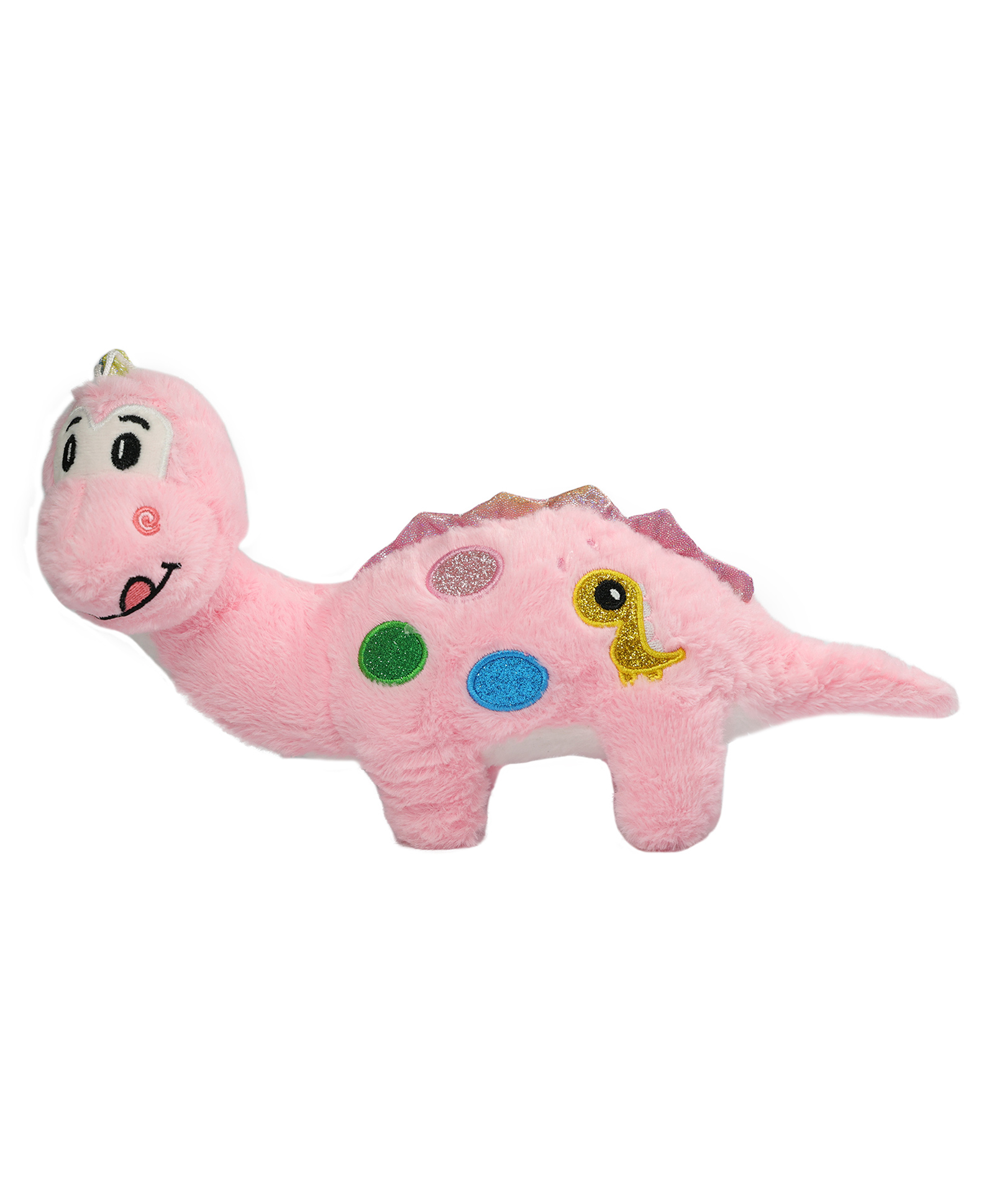 Ultra 15 inch Dinosaur Fully Stuffed Soft Plush Toy for Kids & Adults in Pink | Perfect for Snuggling and Playtime |Animal Toy| Perfect Gift | Birthday | Anniversary | Christmas | Diwali | Home Décor Length 27 cm-image-11