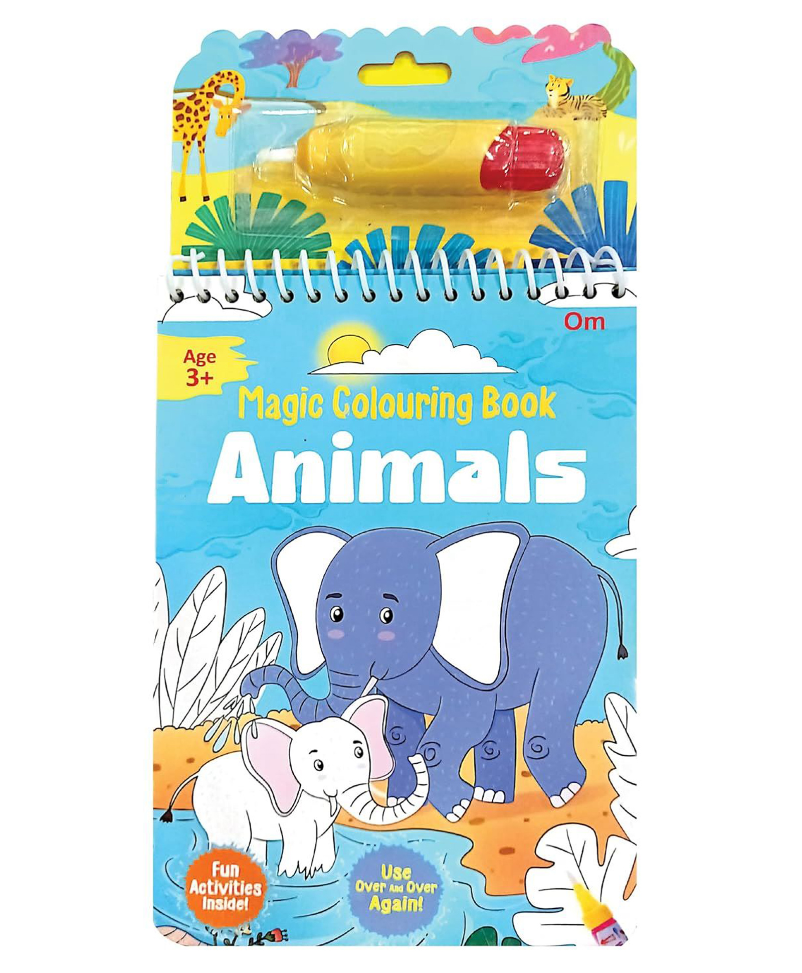 Animals Magic Colouring Book for Kids: Color the Wild | Colouring Fun Activities | Fun Pets | Flying Birds | Safari Animals | Wonderful Gift | Jungle Buddies for Kids | Age 3+ [Board book]-image-19