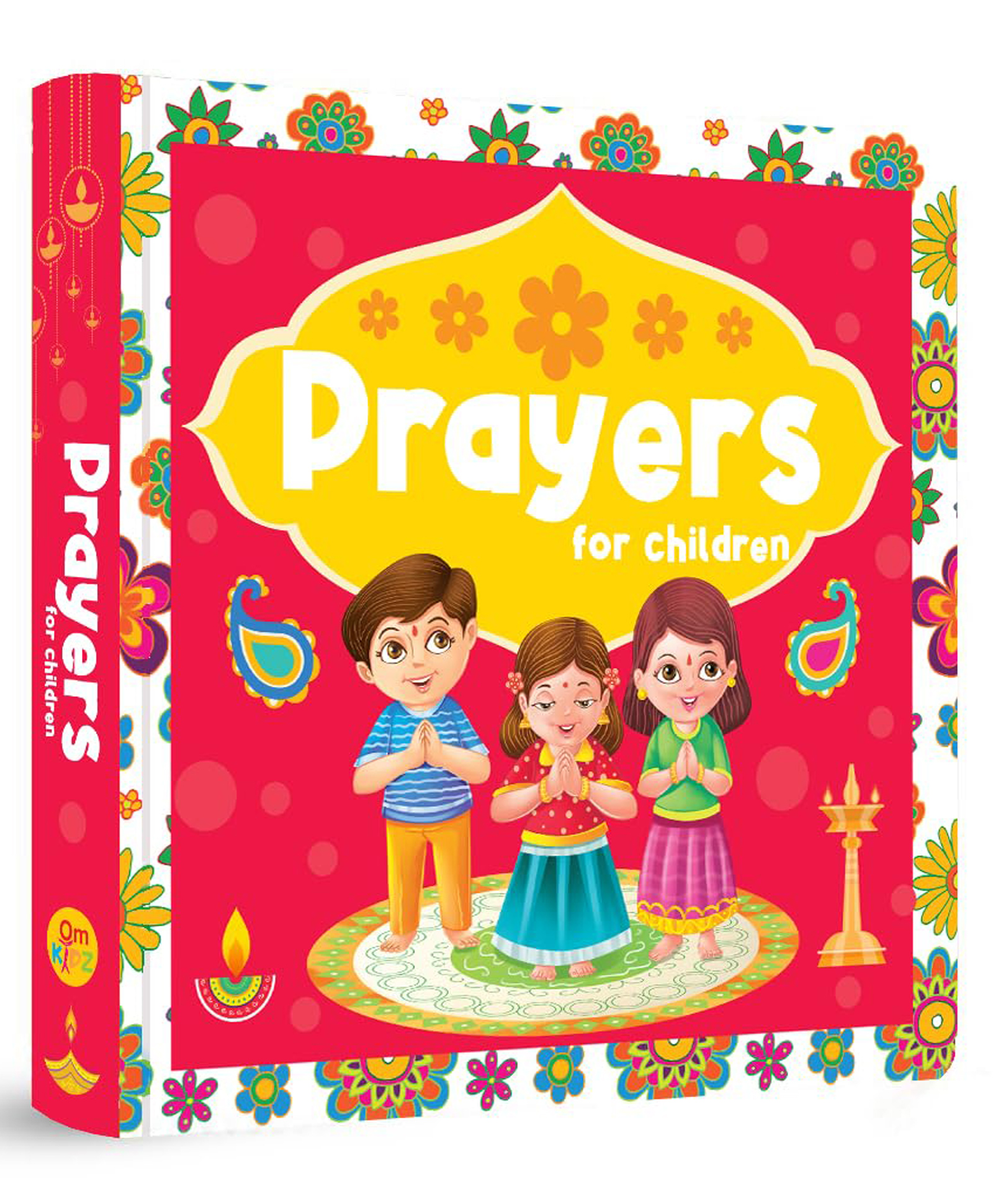 Prayers for Children - Illustrated Board Book for Kids | Early Childhood Education | Spiritual and Moral Development | Collection of Heartfelt Prayers | Hindi and English Language Om Books International-picture-20
