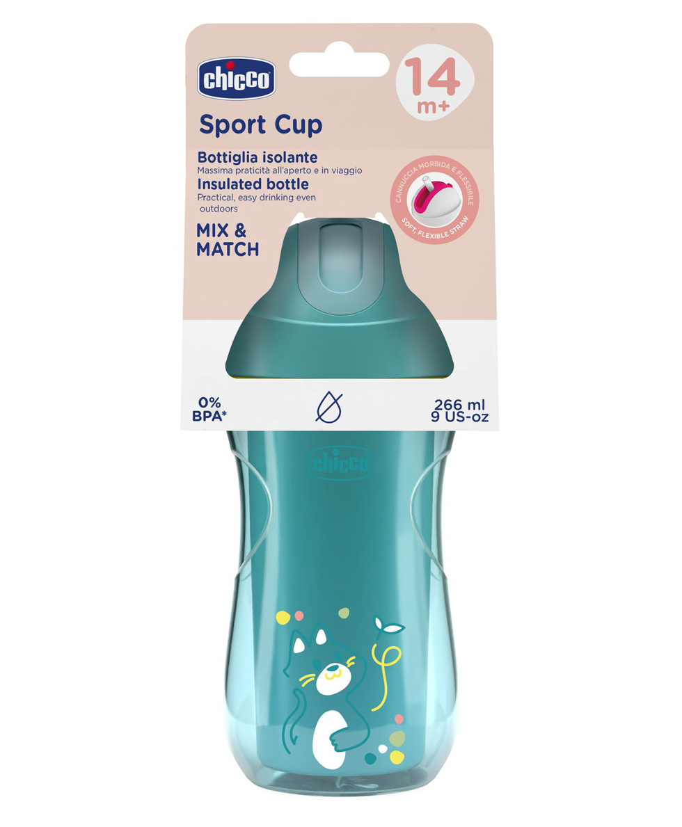 Chicco Sport Cup Teal Blue - 266 ml-image-17