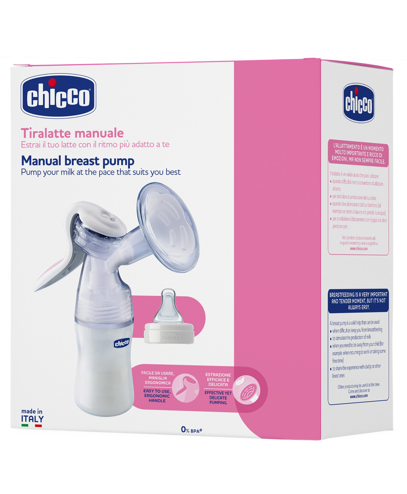 Chicco BPA Free Manual Breast Pump - White-picture-45