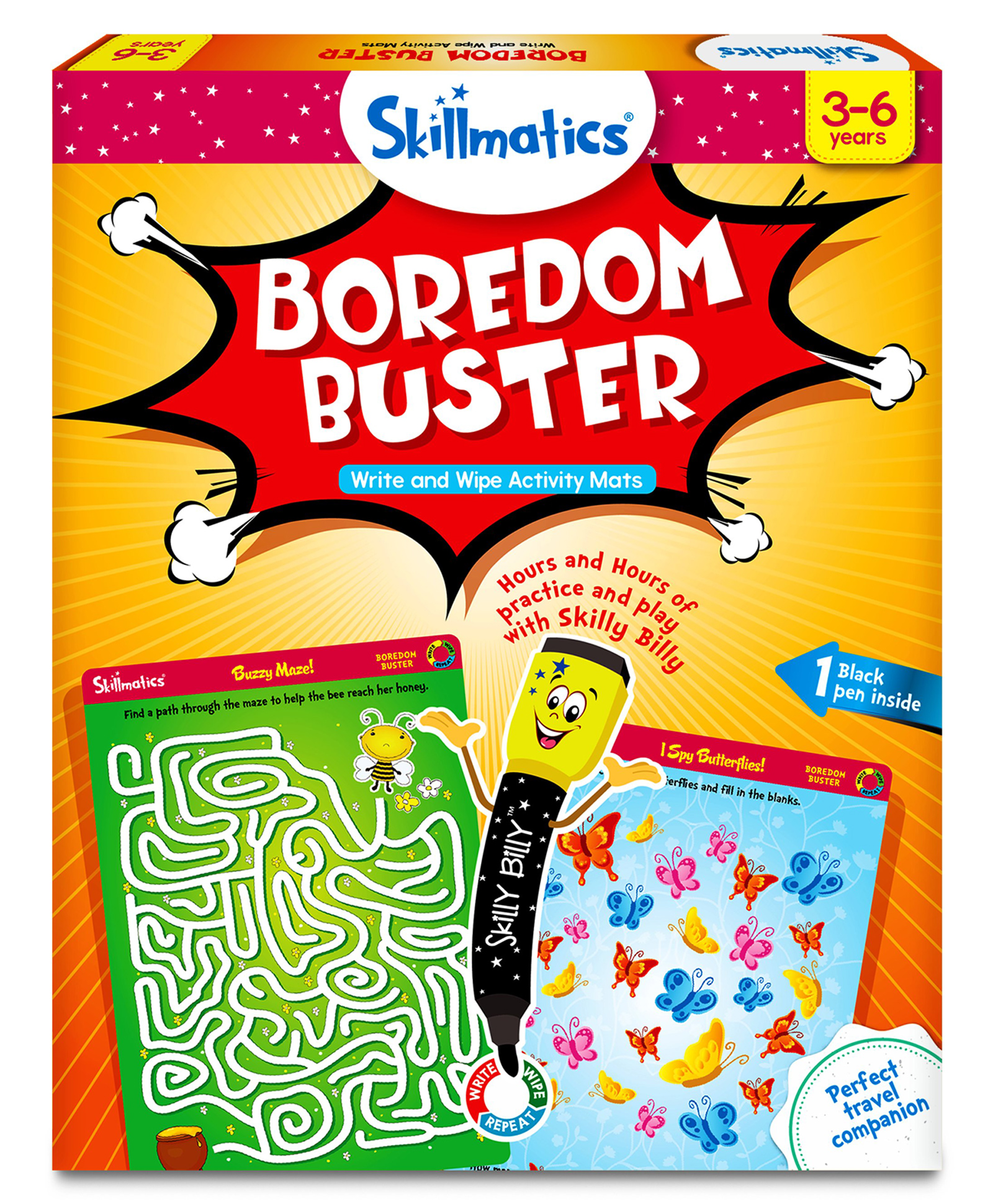 Skillmatics Educational Game Boredom Buster Reusable Activity Mats Gifts Travel Toy & Learning Tool for Kids-picture-24