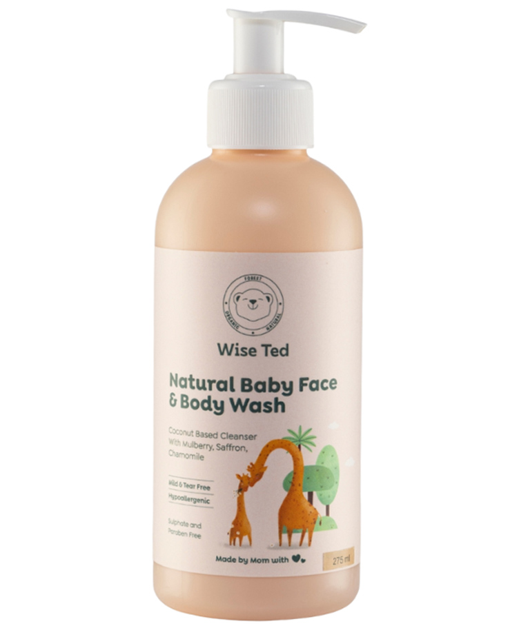 wiseted Wise Ted Natural Baby Face and Body Wash 275ml-picture-17