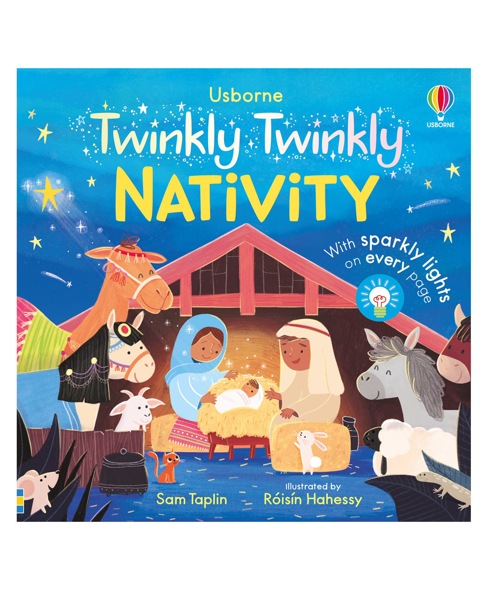 Usborne The Twinkly Twinkly Nativity Board Book by Sam Taplin- English .-image-28