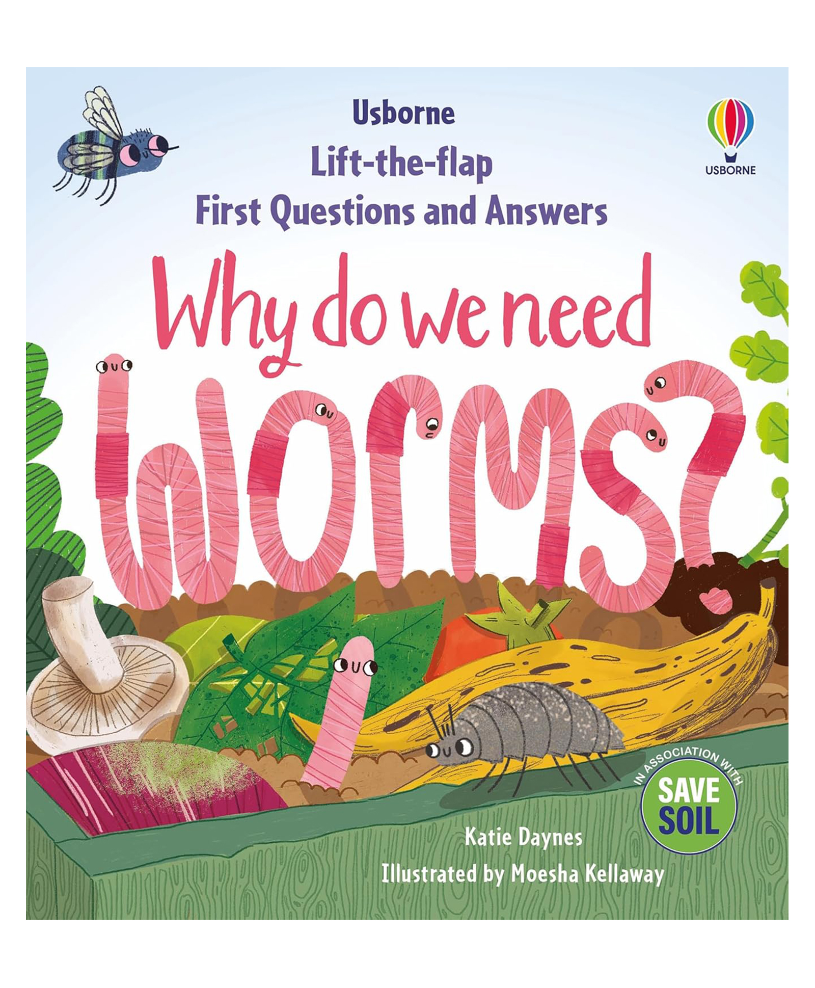 Usborne First Questions & Answers: Why do we need worms Boardbook by Katie Daynes-English.-image-36