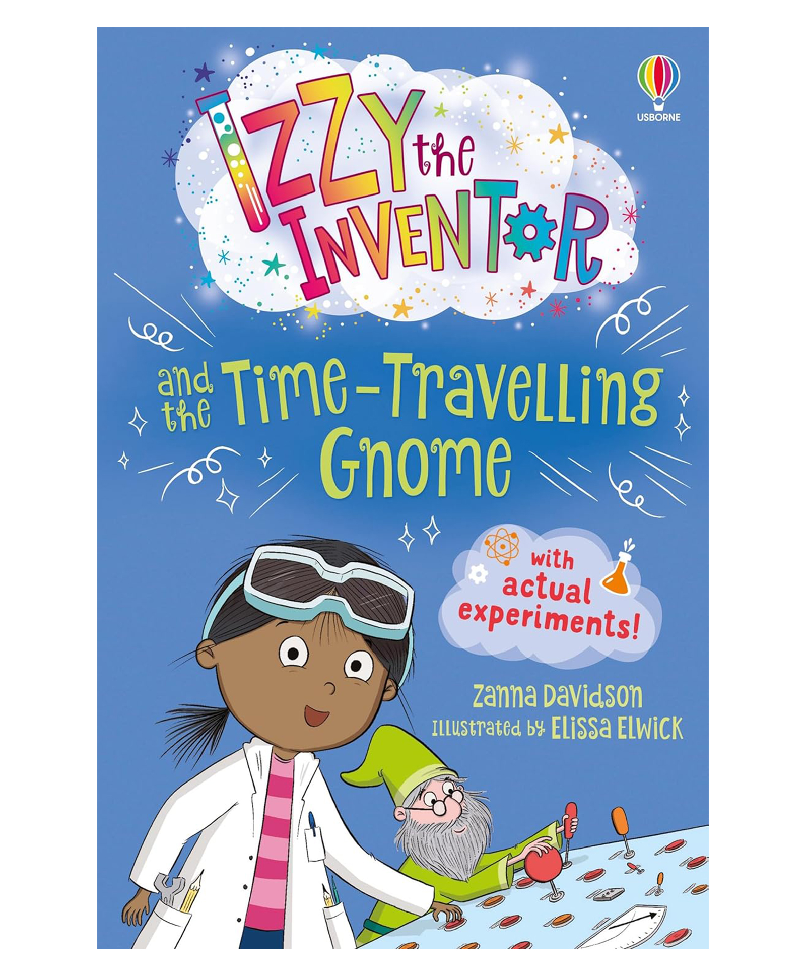 Usborne Izzy the Inventor and the Time Travelling Gnome book by Zanna Davidson-English.-image-1