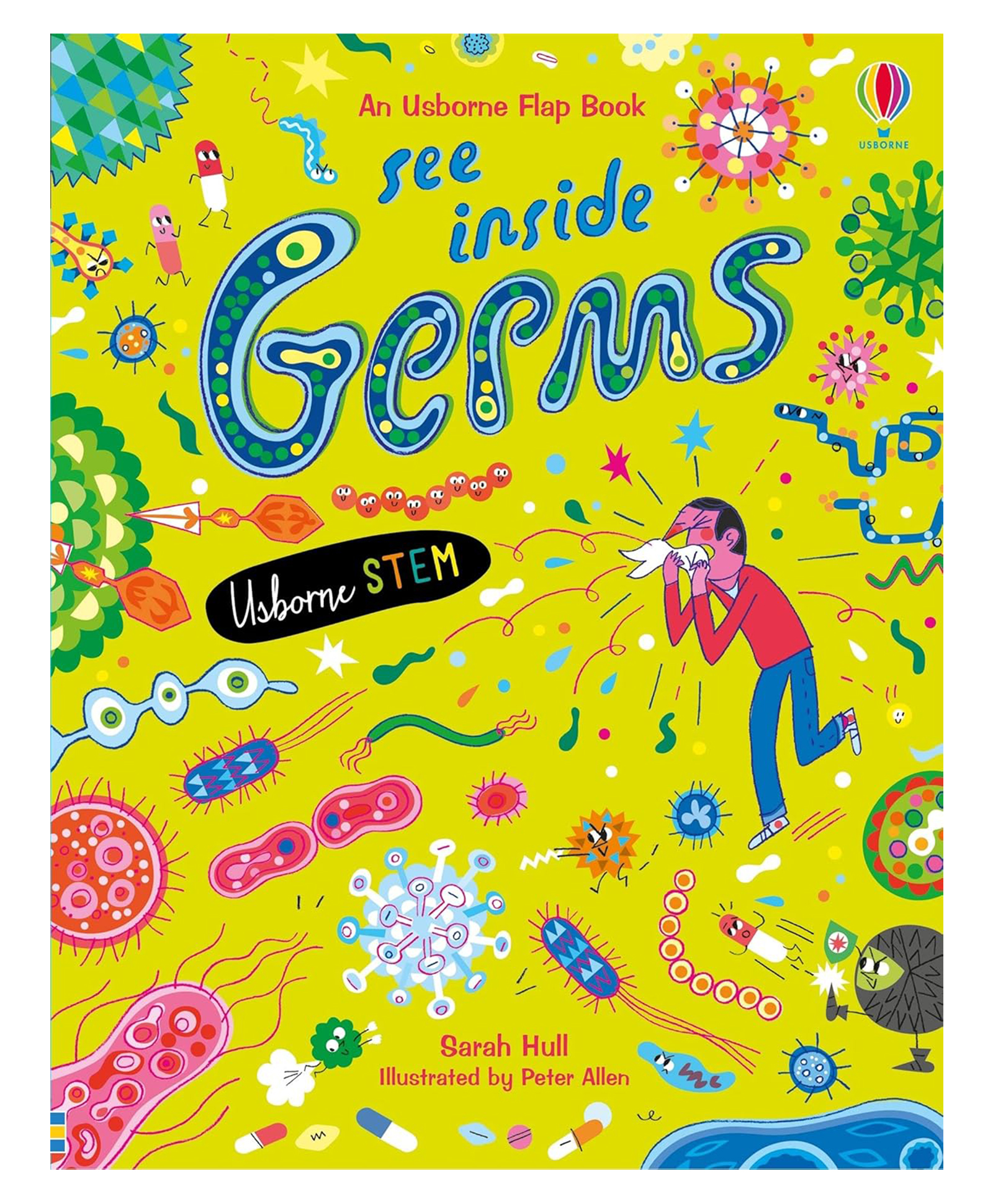 Usborne See Inside Germs Boardbook by Sarah Hull-English.-image-13