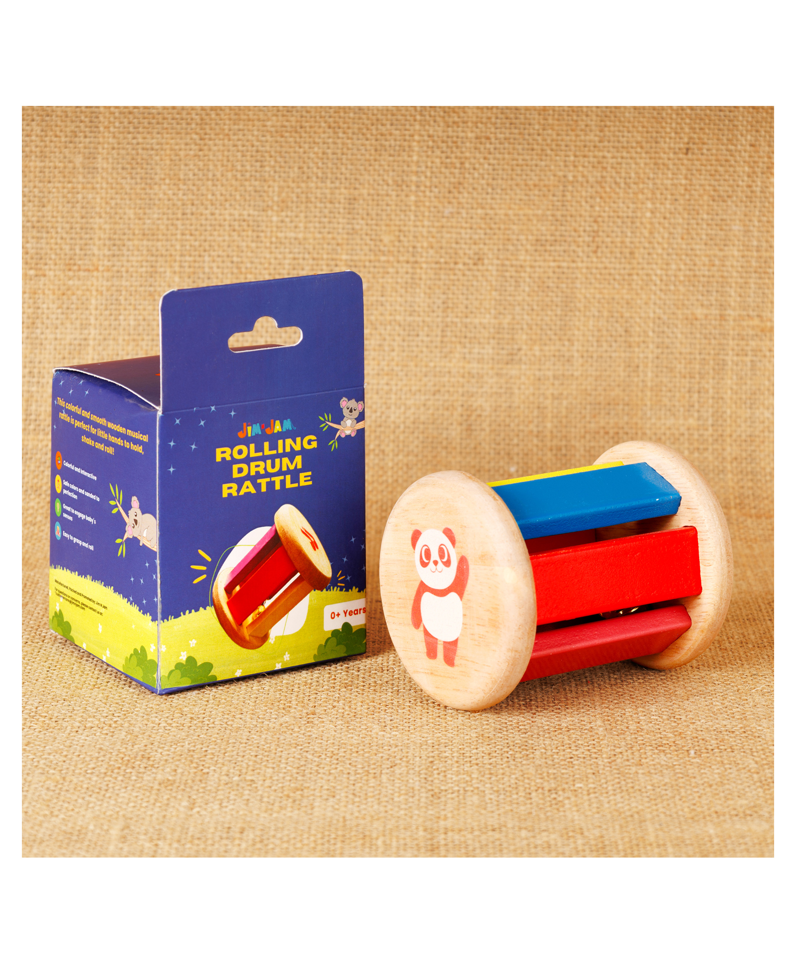 Jim N Jam Wooden Rolling Drum and Rattle-image-47