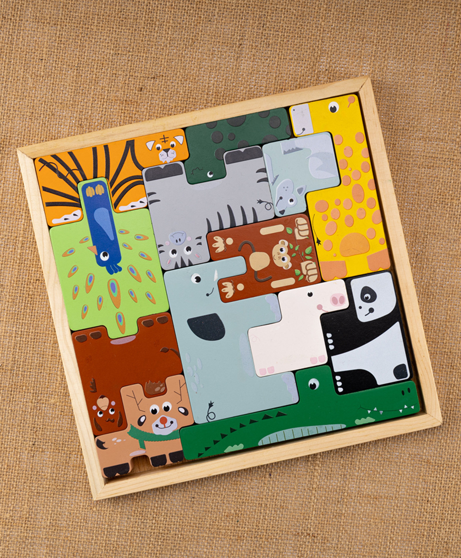 Jim N Jam Wooden Animal Tetris Puzzle-image-39