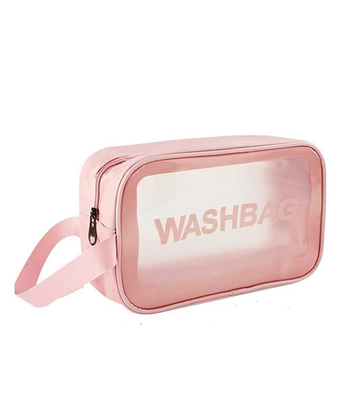 INPOUT Clear Pouch Waterproof Toiletry Storage Kit (small)(Color may vary)-picture-36