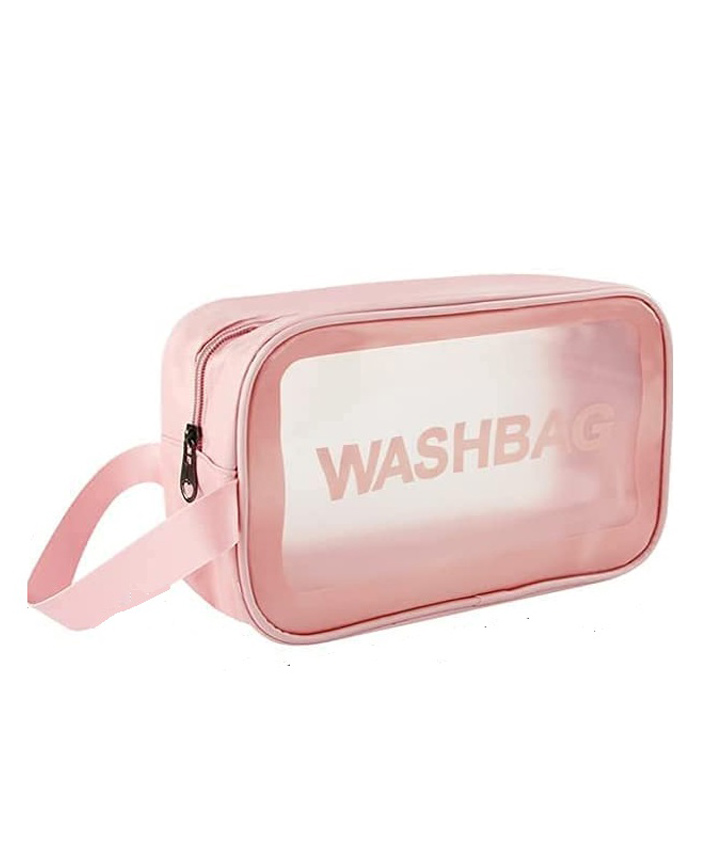 INPOUT Clear Pouch Waterproof Toiletry Storage Kit (medium)(Color may vary)-picture-19