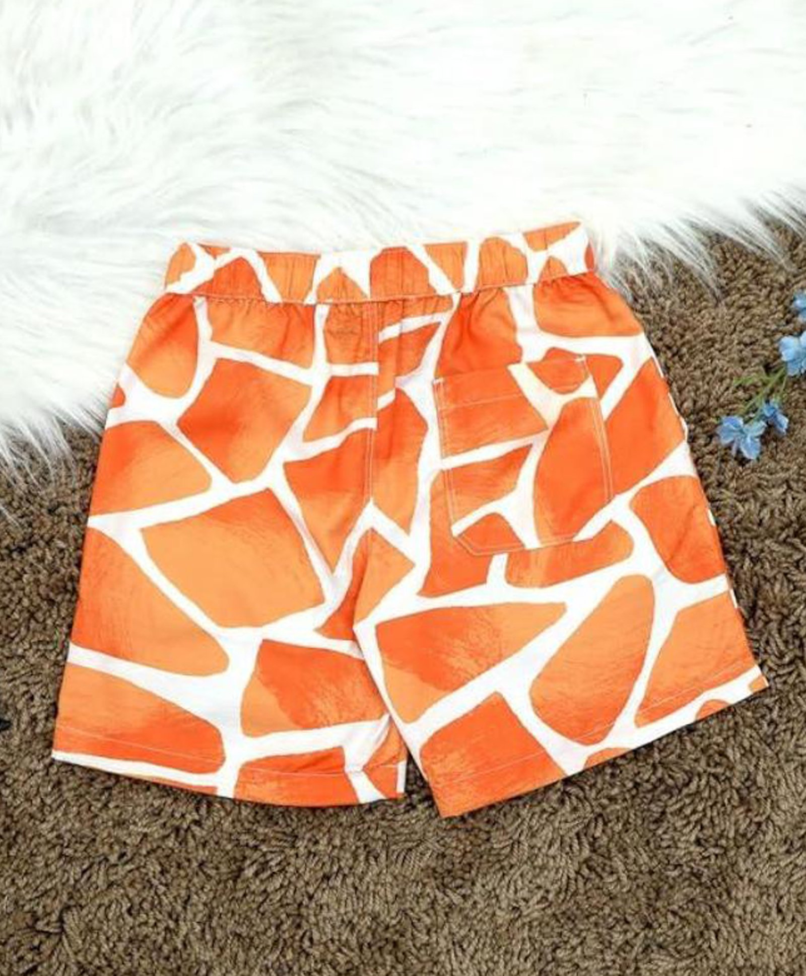 The Lion and the Fish Zaraffah Printed Shorts - Mustard-picture-10