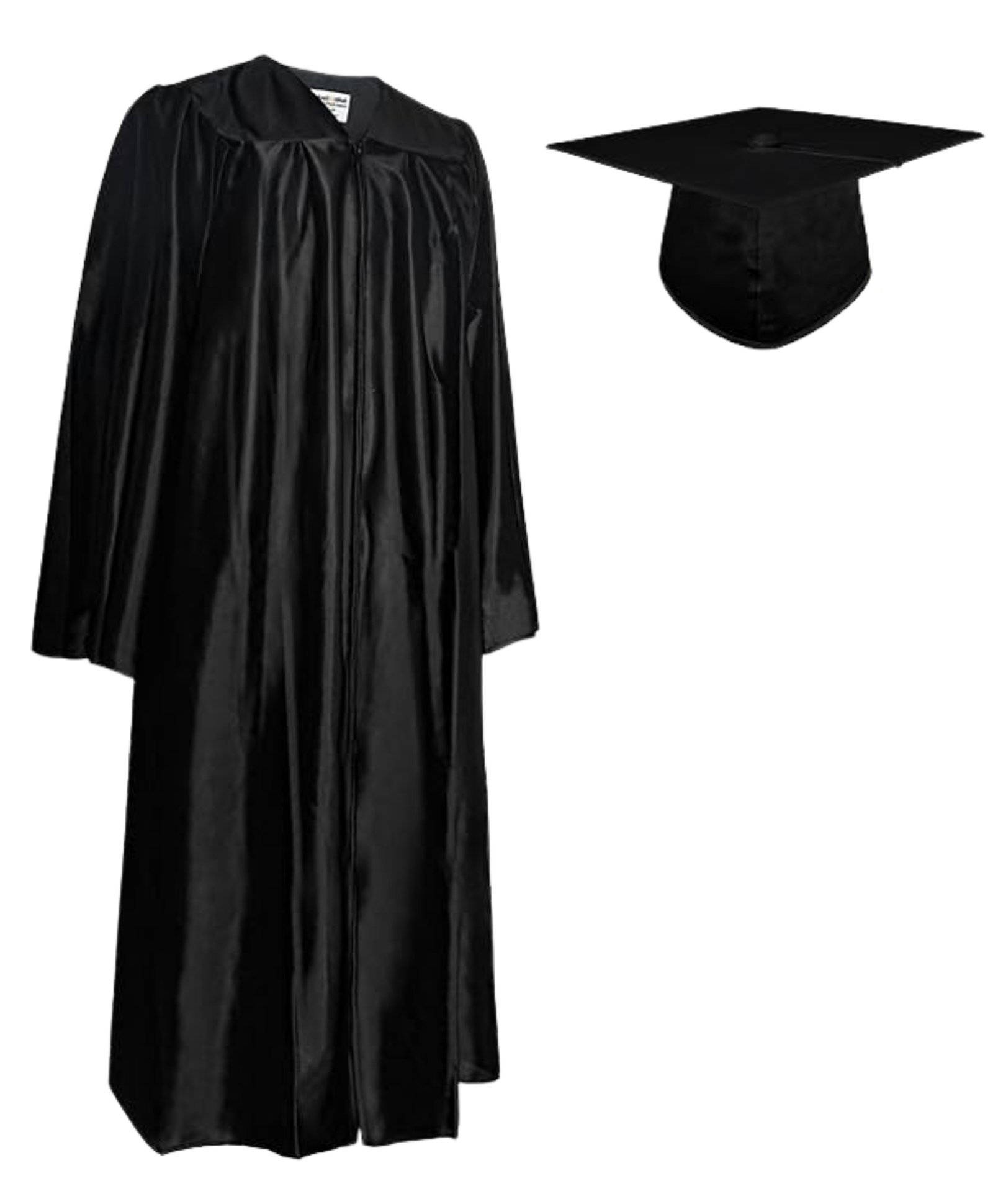 Itsmycostume Satin Full Sleeves Convocation Costume Set - Black-picture-20