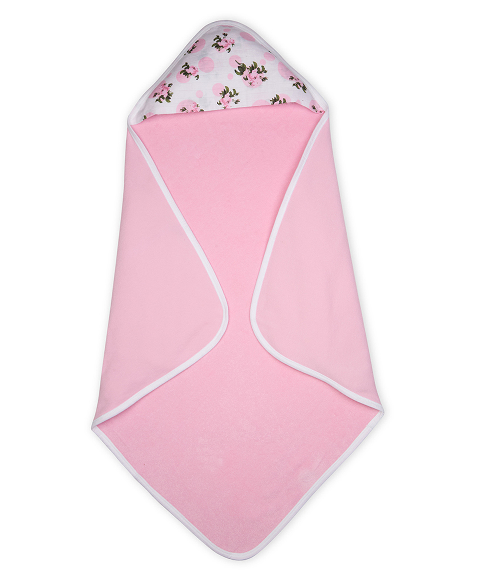 My Milestones Premium Cotton Muslin Hooded Towel with Woodland Wonders Print L 77 x B 75.5 cm - Pink-picture-18