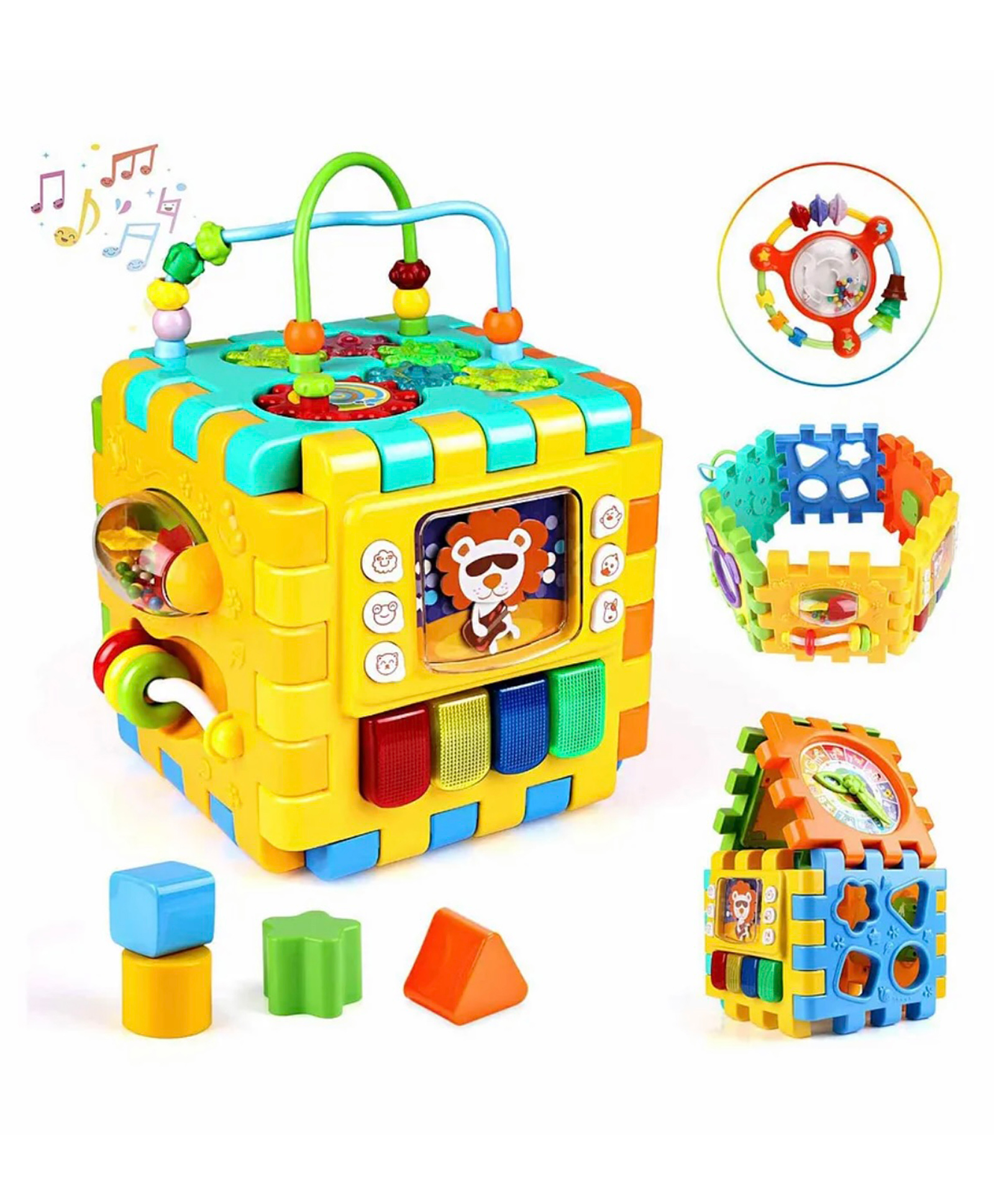 ARCADE TOYS Musical Activity Cube - Colour May Vary-image-23
