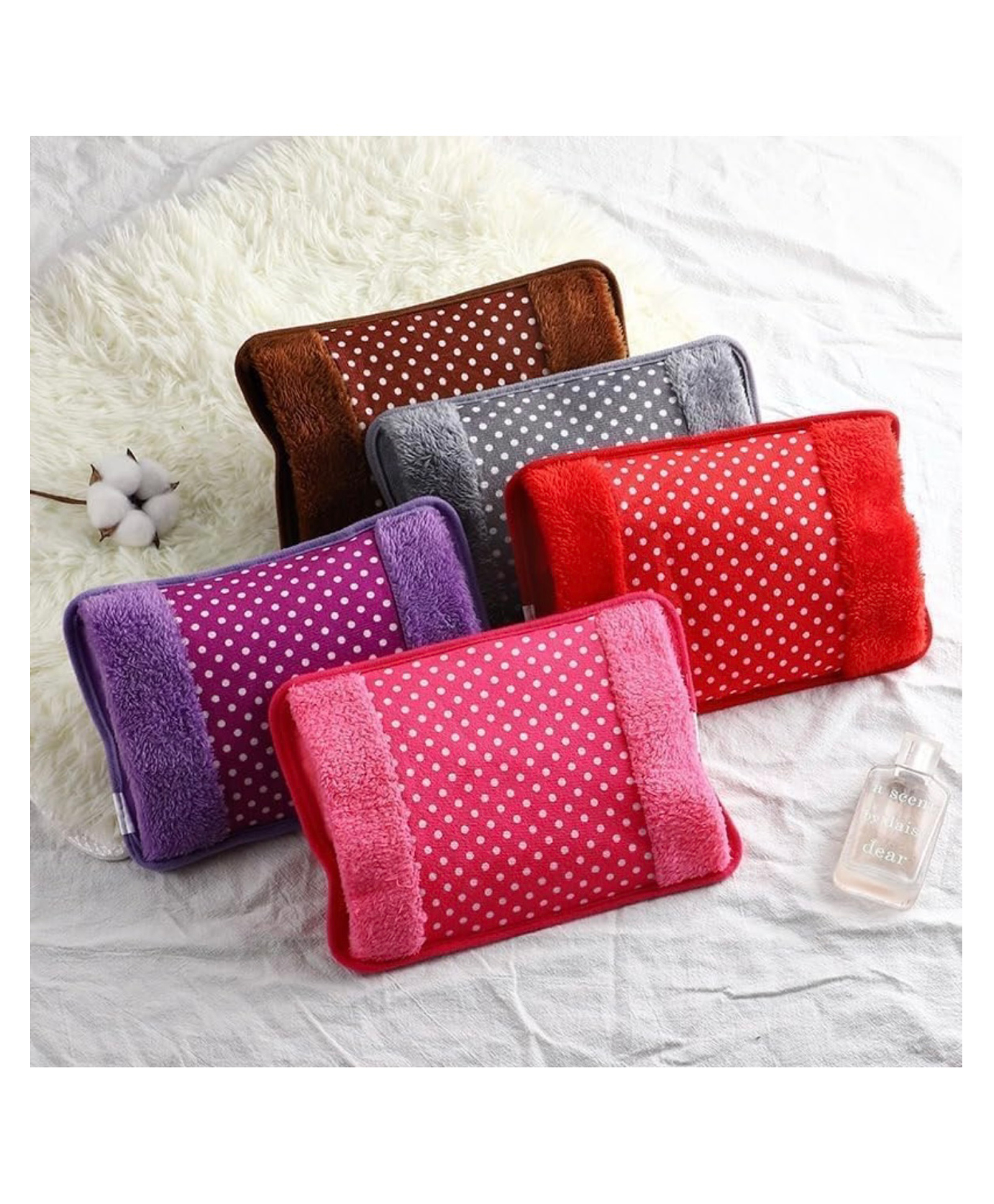 ARCADE TOYS High Quality Velvet Electrical Hot Water Heating Bag - Color May Vary-picture-28