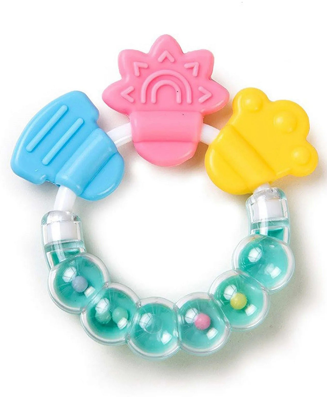 Numum Silicone Ring Teether - Multicolor ( color and design may vary)-picture-26