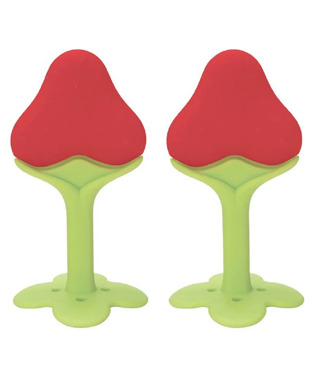 Numum Fruit Shape Teether Pack of 2 Red - Multicolor( Color May vary)( Color and design may vary)-image-14