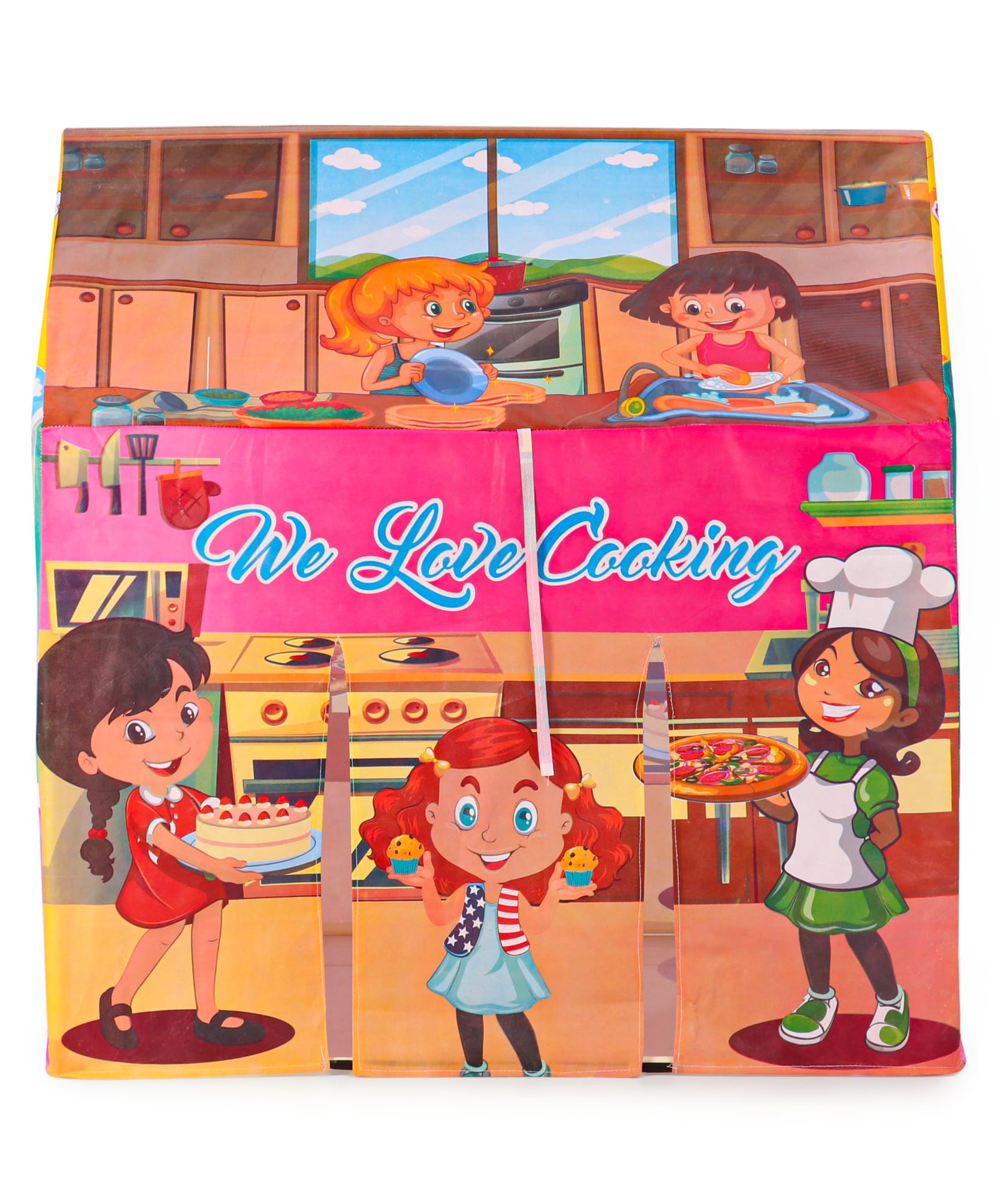 Kiddybuddy Kitchen Play Themed Tent House - Pink-image-16