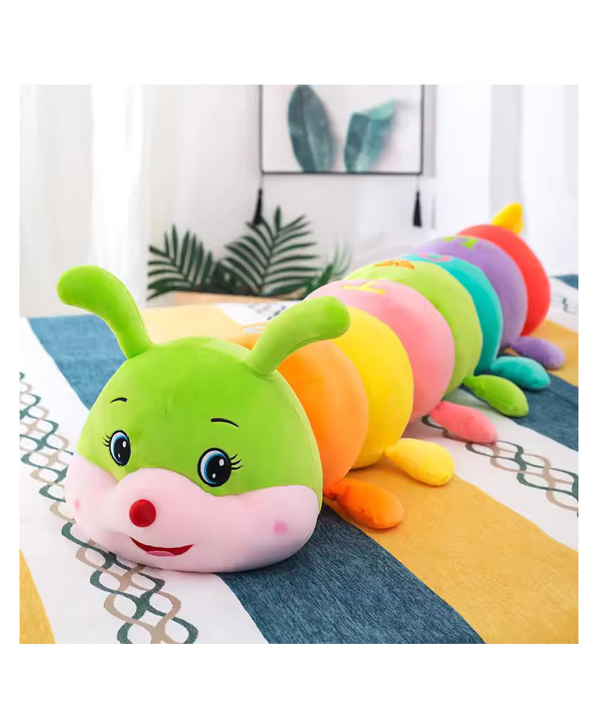 Besties Caterpillar Soft Toy Multicolor - Length 60 cm