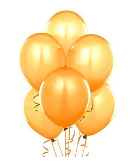 Metallic Balloons Gold- Pack of  100-image-35