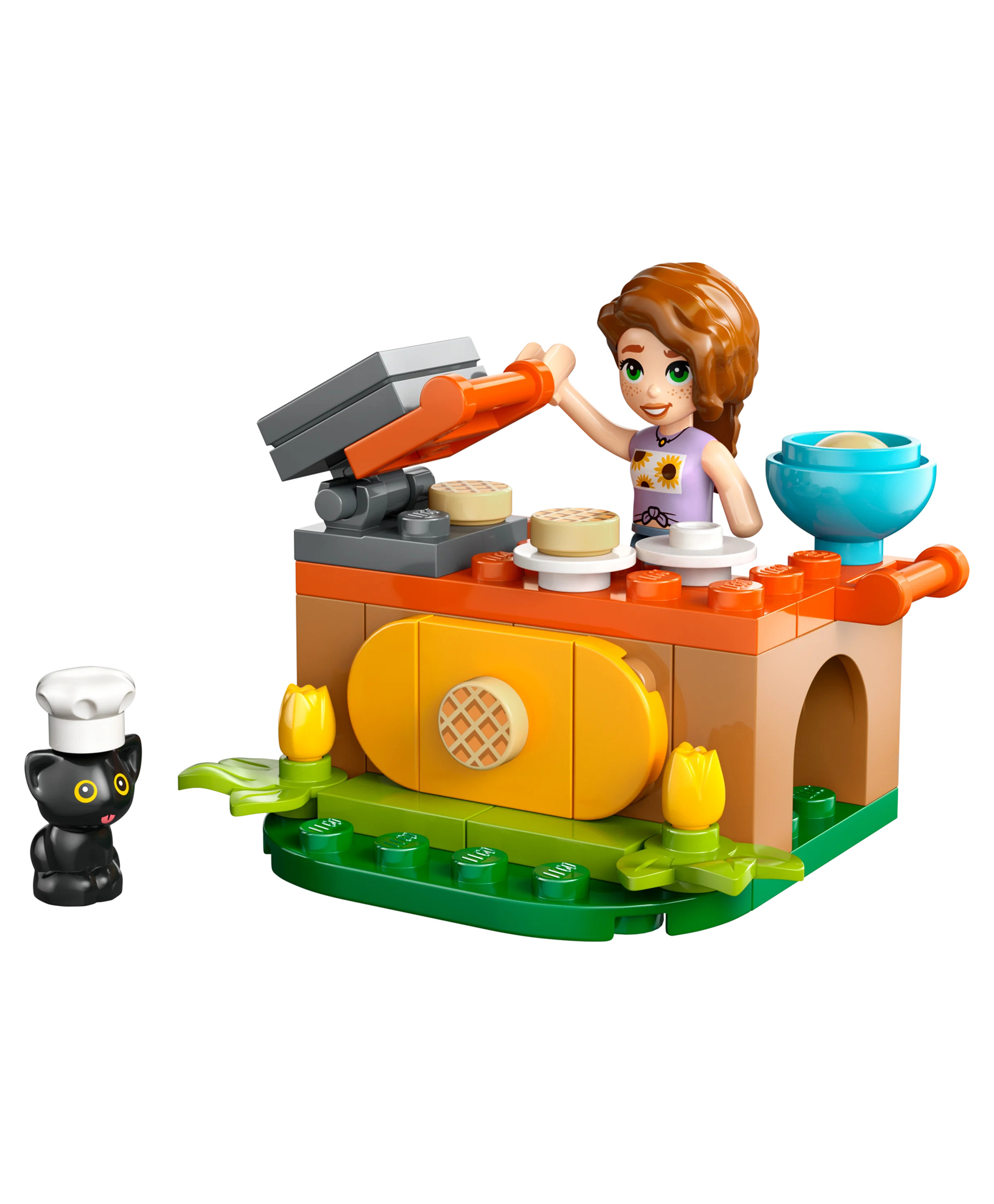 LEGO Friends Autumn's Waffle Stand Building Set Orange 37 pieces-30696-picture-22
