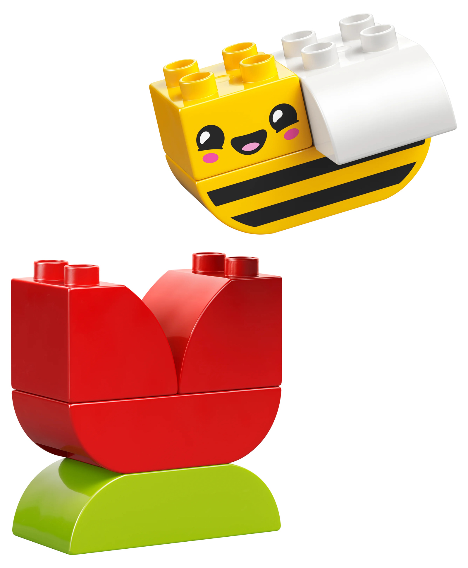 LEGO DUPLO My First Flower & Bee 3 in 1 Building Set Red 7 pieces-30686-image-22