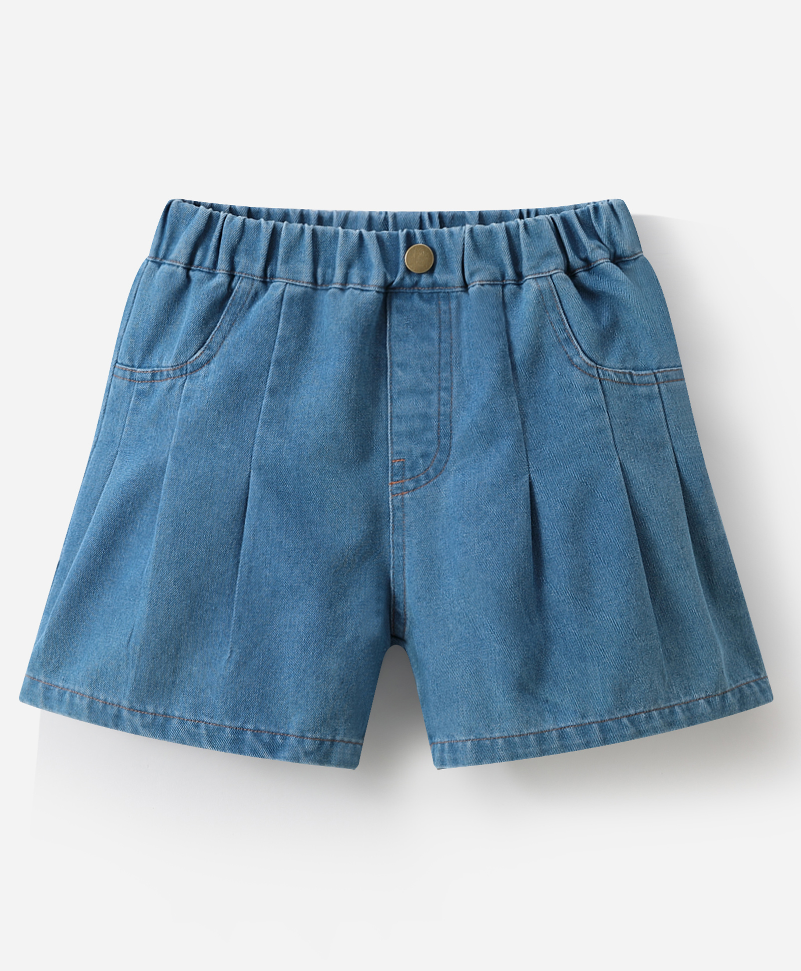 Mark & Mia Cotton Washed Shorts - Blue-picture-36