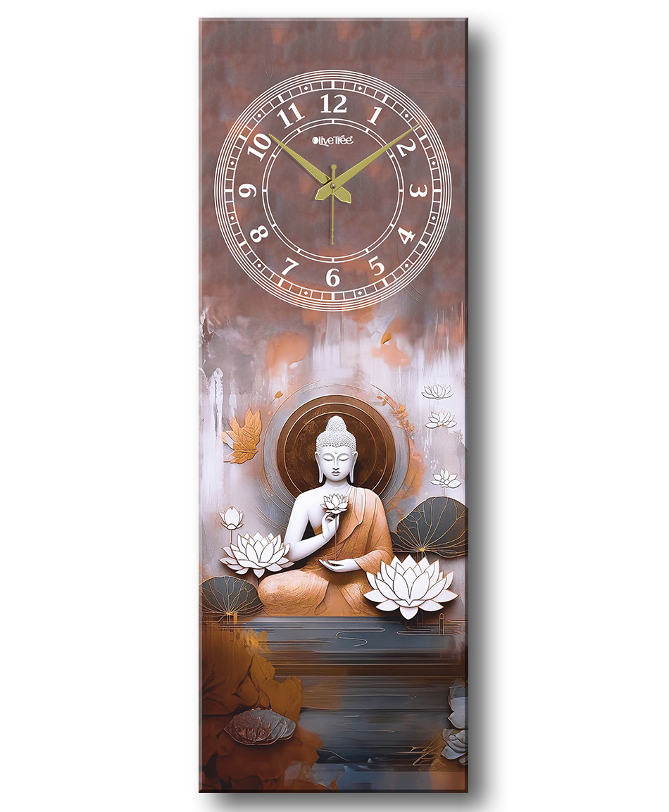 Olive tree Wooden Designer Wall Clock for Home | Wooden Wall Clock for Living Room | Designer Wooden Stylish Clocks for Wall Décor-image-17