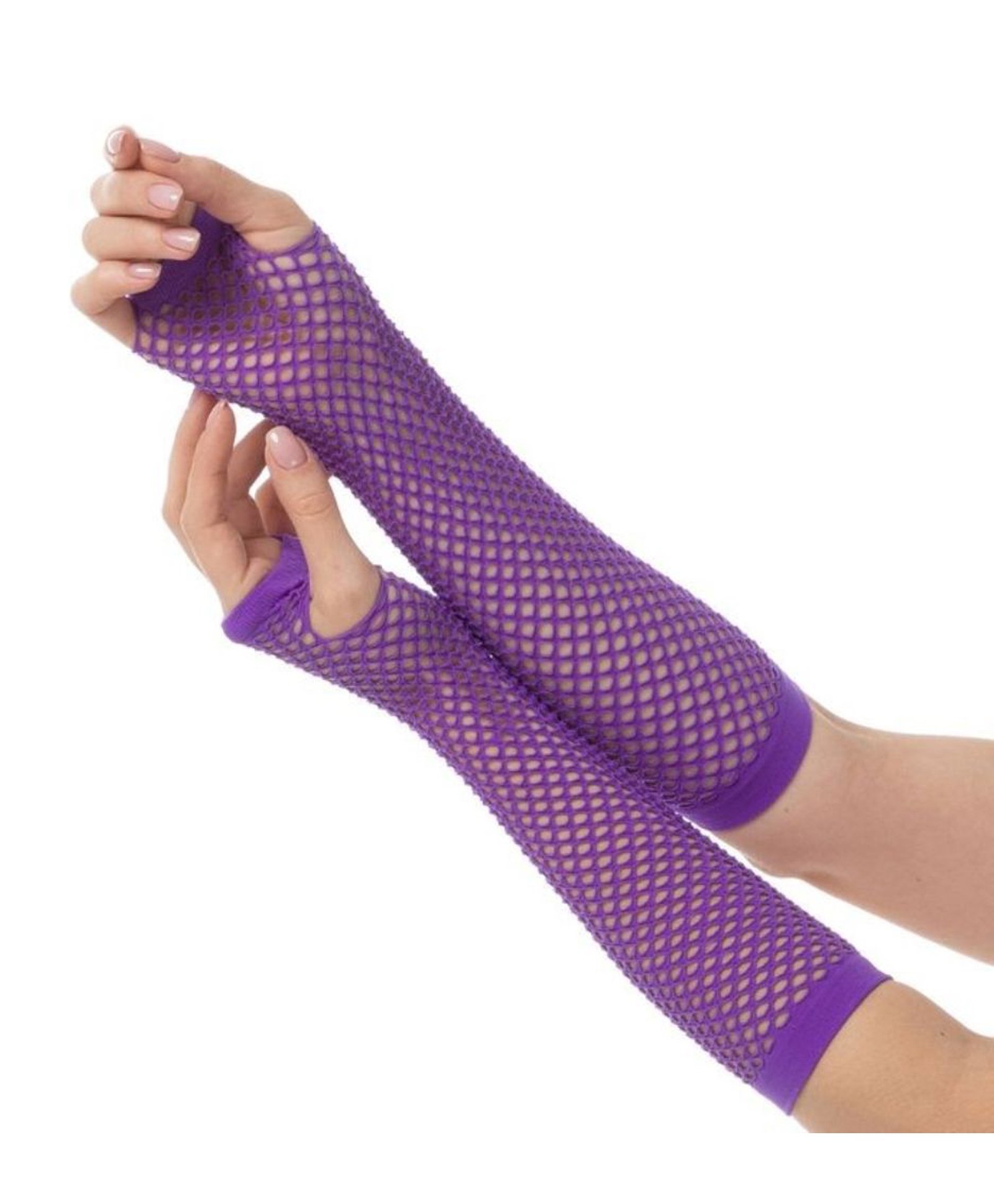 Tipy Tipy Tap Knitted Solid Fingerless Gloves - Purple-picture-41