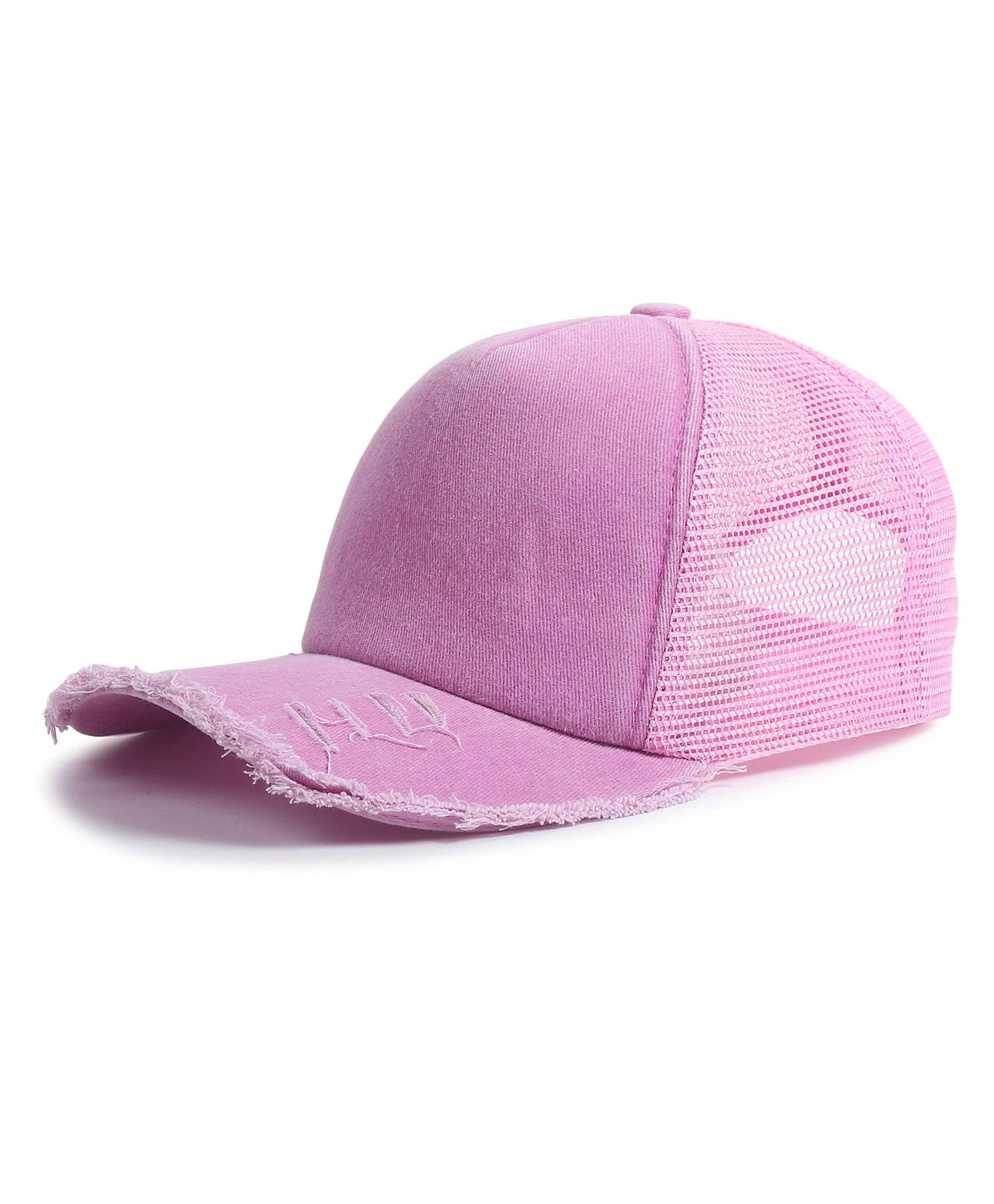 Tipy Tipy Tap Denim Distressed Cap - Light Pink-image-11