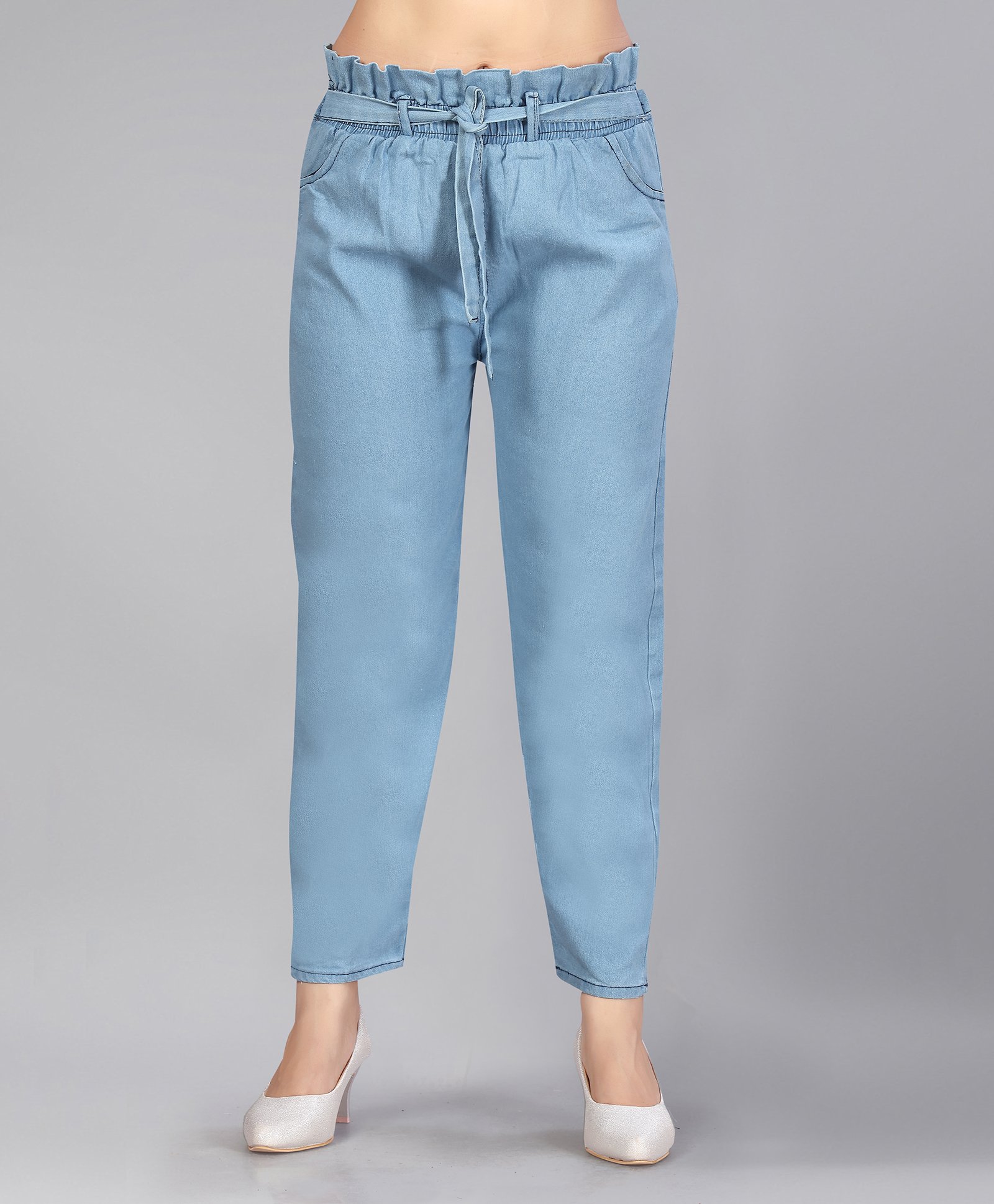 Aarika Denim Woven Solid Jeans - Blue-picture-11