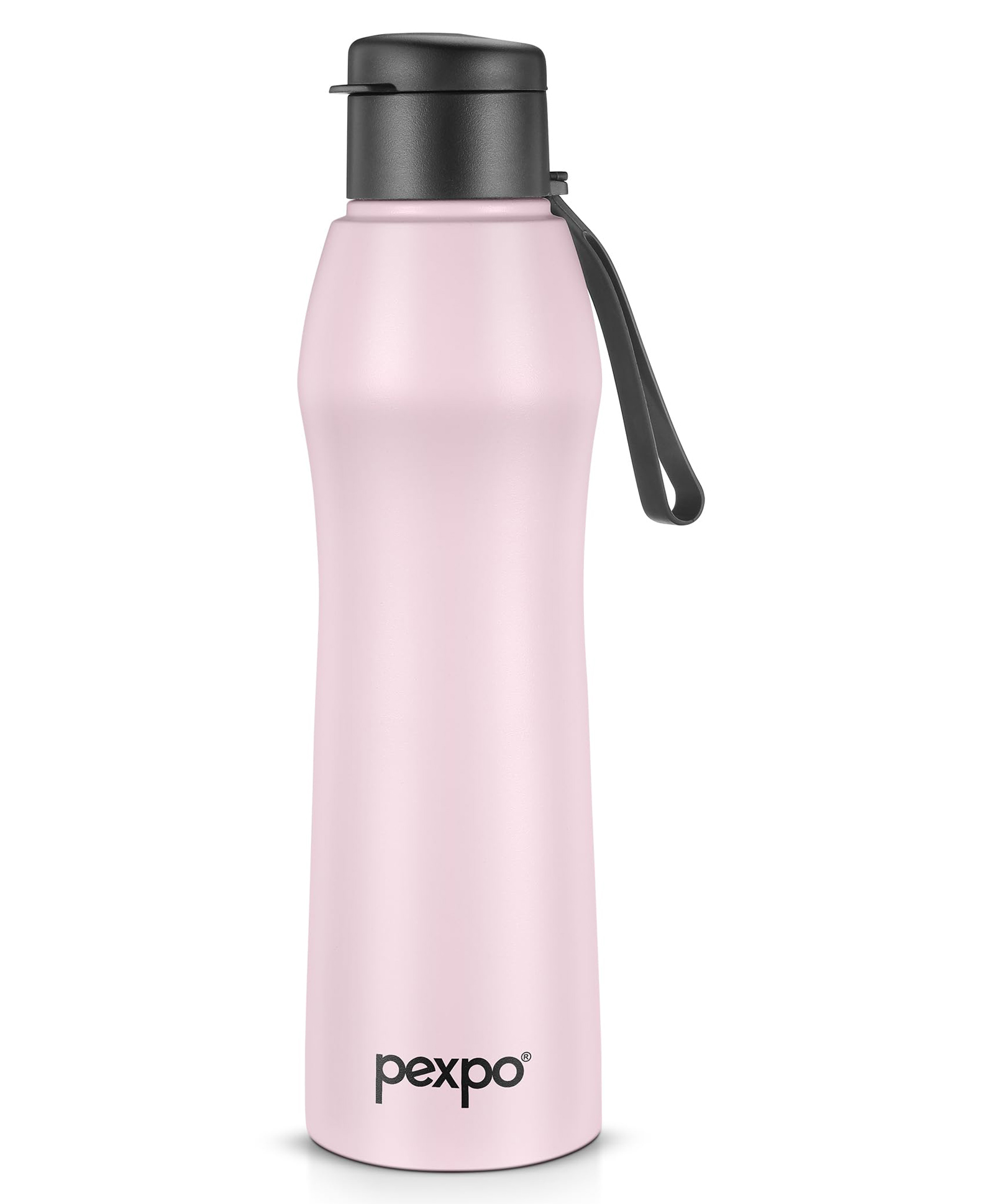 Pexpo Georgia Stainless Steel Sports/Fridge Sipper | Rosy Brown, 1000 ml | Single Walled Silicone Strap | BPA-free | Leak-Proof | Suitable for Home, Office, Travel, Men, Women & Kids-image-37