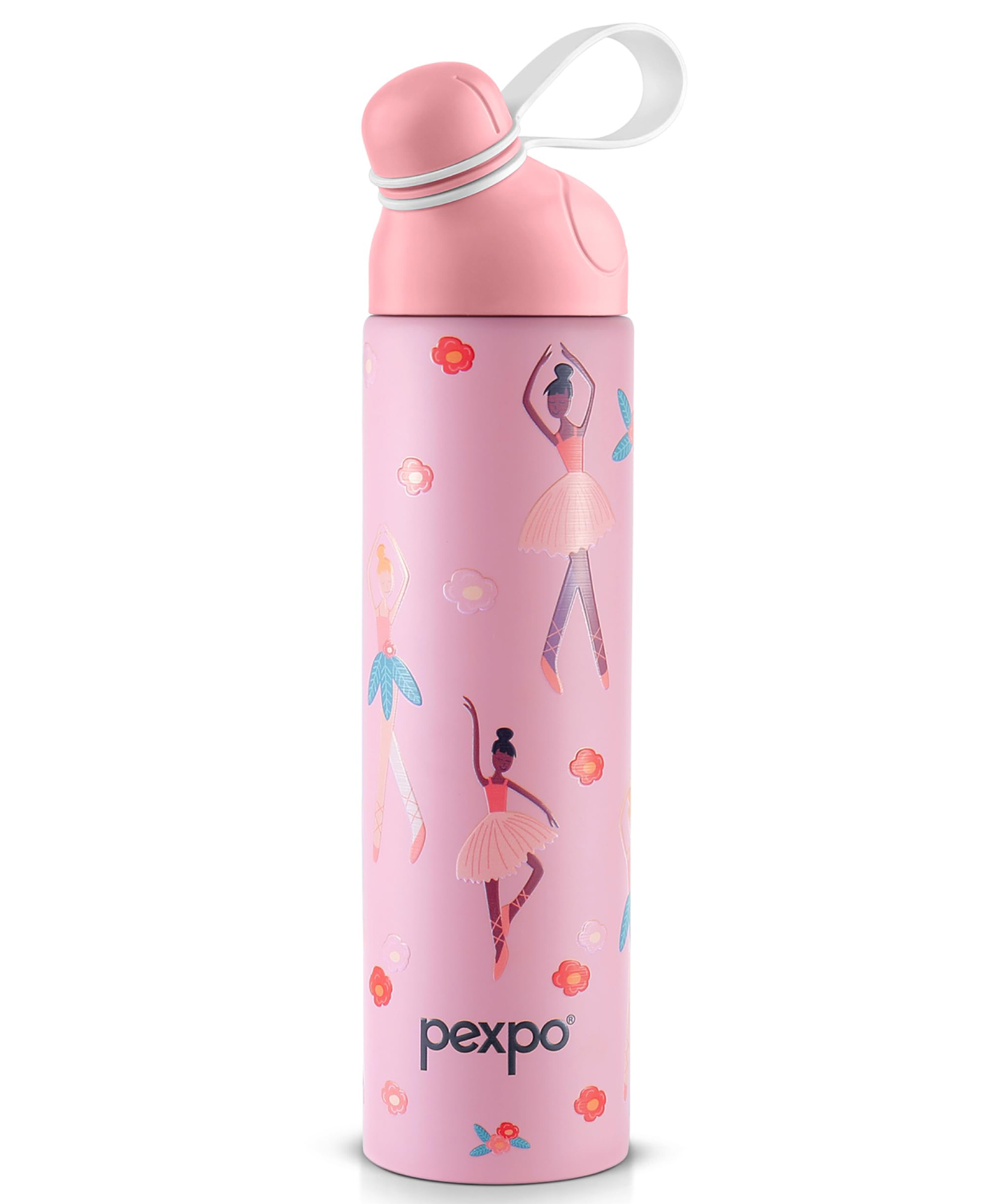 Pexpo Pico Hot & Cold 500ml Stainless Steel Vacuum Insulated Water Bottle for 6+ years Kids | Dancing UV Printed Design | School, Picnic, Travel-image-30