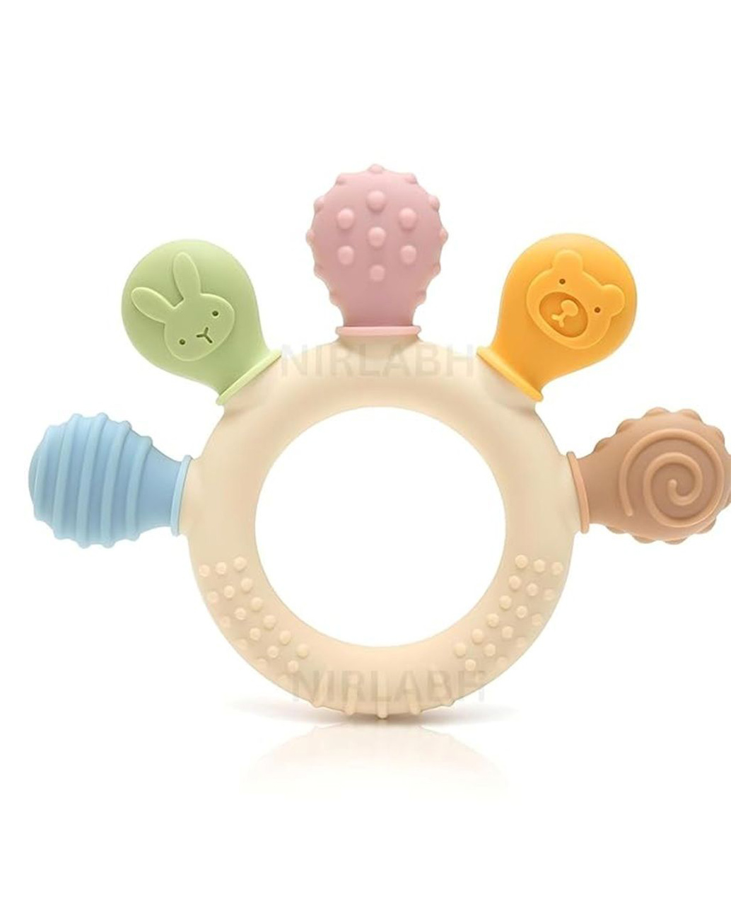BOXOT IMPEX Fruit Shaped Silicone Teether (Desine & Color may vary)-picture-25