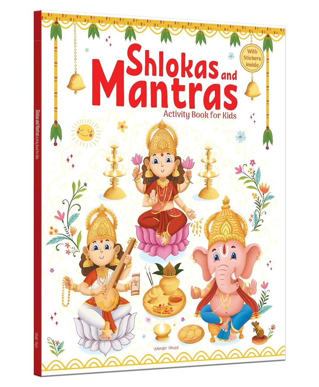 wonder house books Shlokas and Mantras - Activity Book For Kids - Illustrated Book With Engaging Activities and Sticker Sheets-Pack of 1, English-picture-16