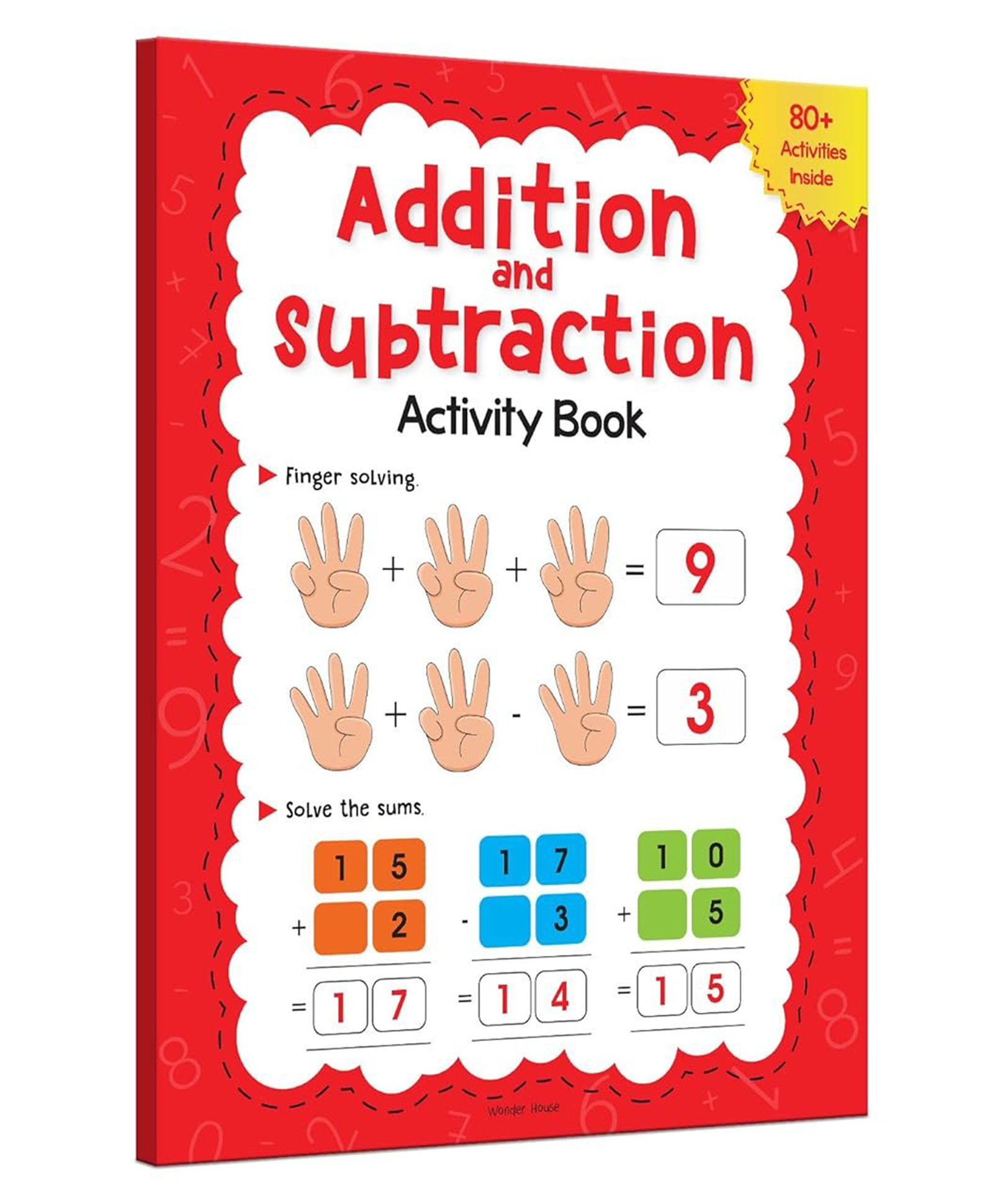 Addition and Subtraction Activity Book For Children - 80+ Activities Inside-Activity Book-Pack of 1 Book-English-image-44