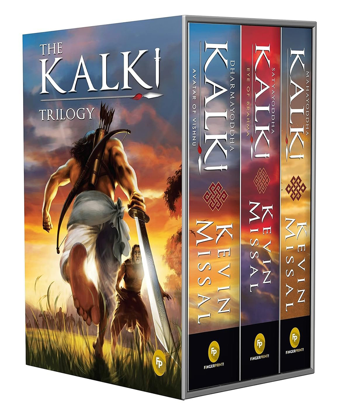 The Kalki Trilogy (Set of 3 Books) - Avatar of Vishnu; Eye of Brahma; Sword of Shiva Fiction (Box Set) Pack of 3 - English