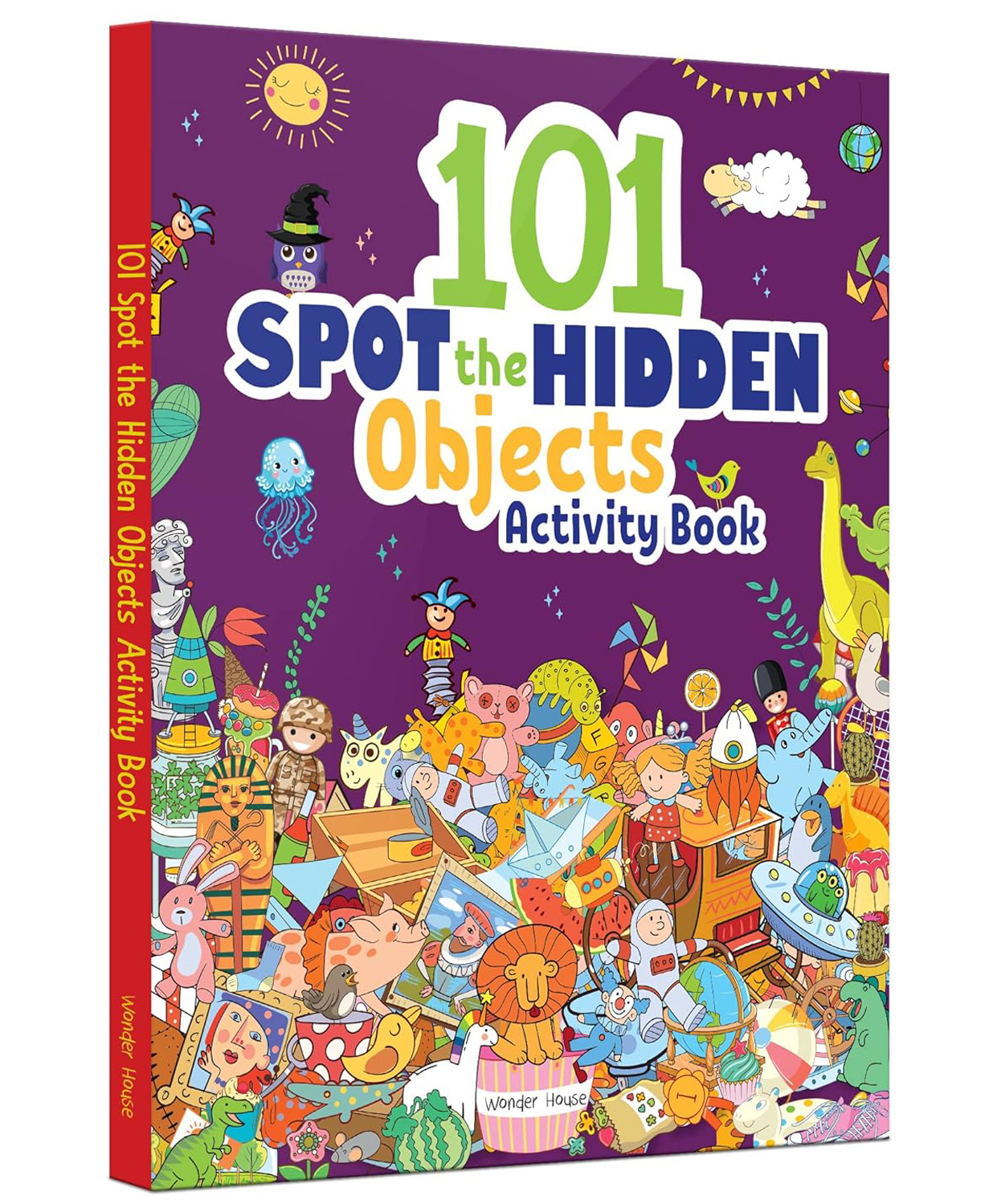 wonder house books 101 SPOT the HIDDEN Objects Activity Book Pack of 1- English-picture-10