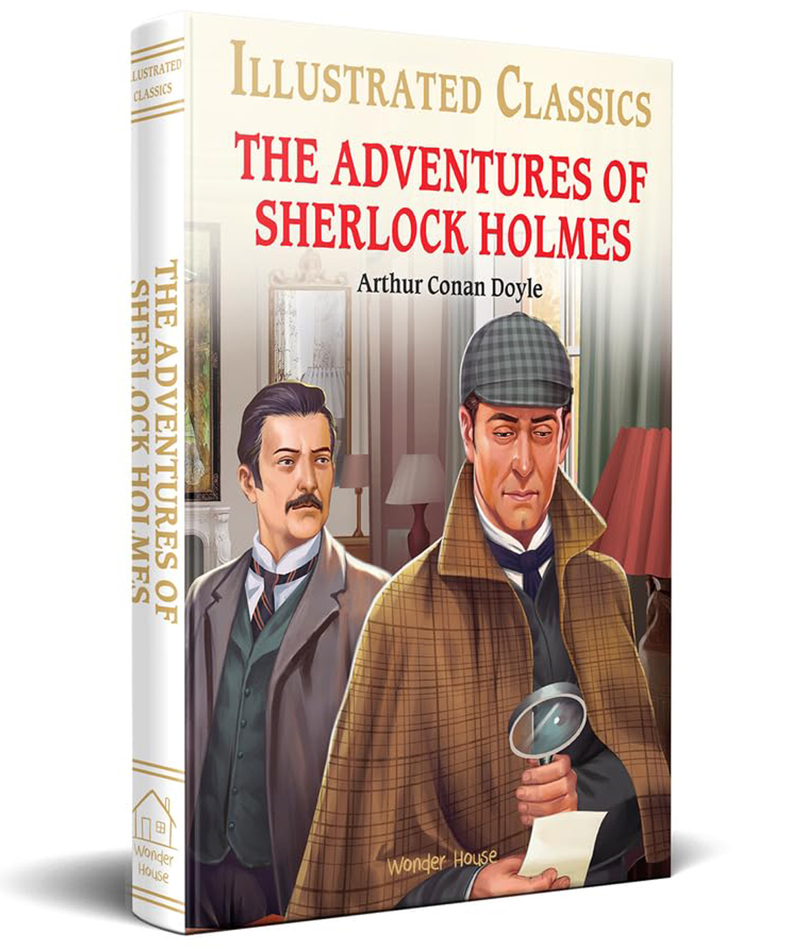 The Adventures of Sherlock Holmes: Illustrated Abridged Children Classic English Novel with Review Questions (Hardback) Abridged Classic Pack of -1, English-image-27