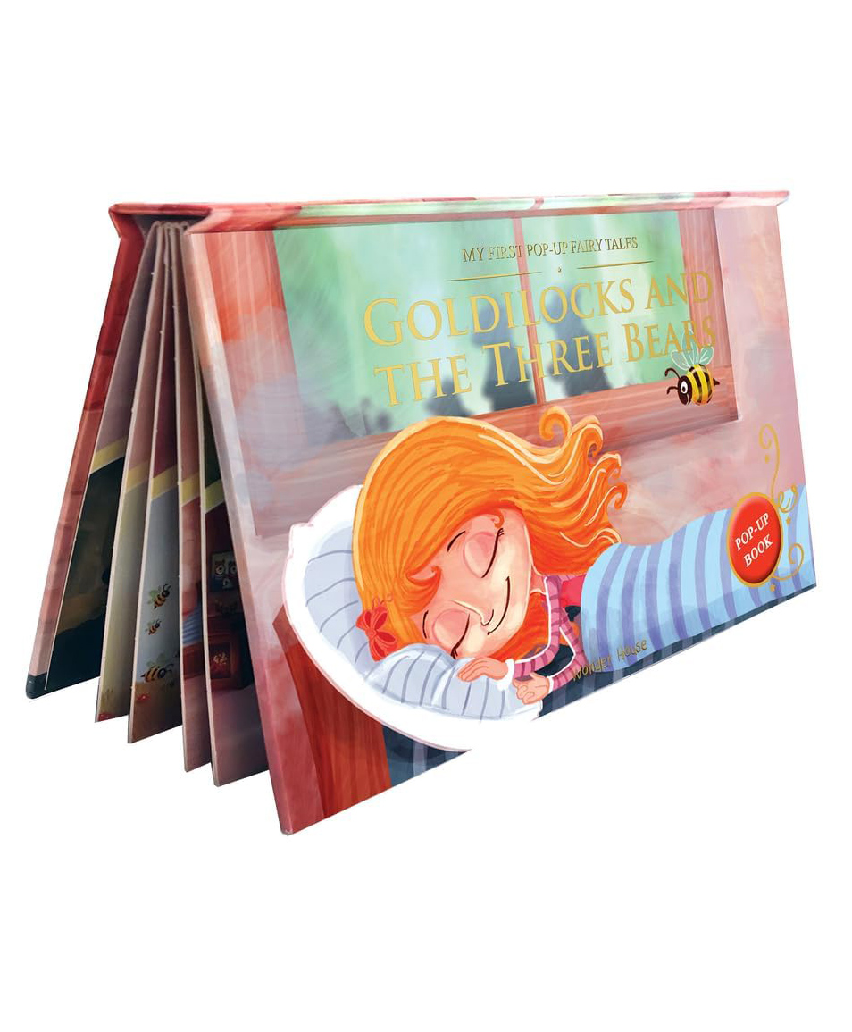 wonder house books My First Pop-Up Fairy Tales - Goldilocks and The Three Bears Novelty Books Back of 1- English-picture-16